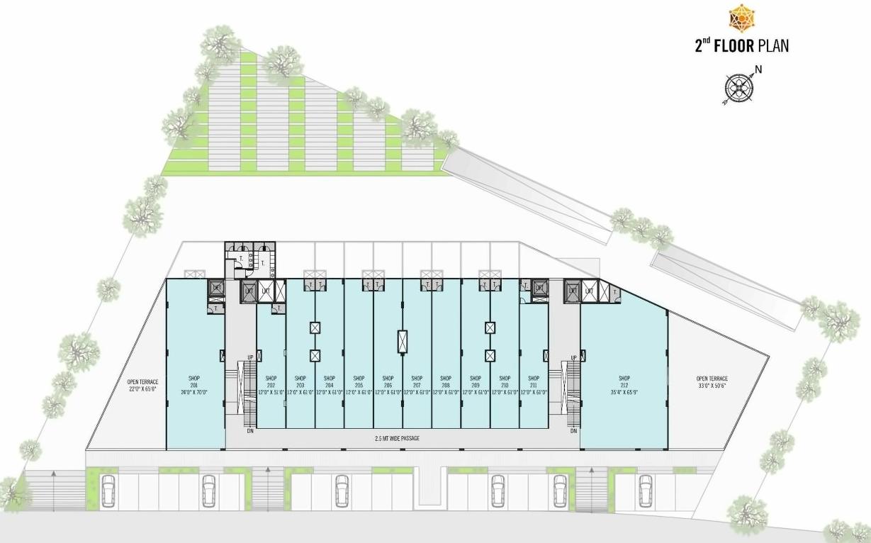 Layout of real estate project Grand Emporio located at Motera, Ahmedabad, Gujarat