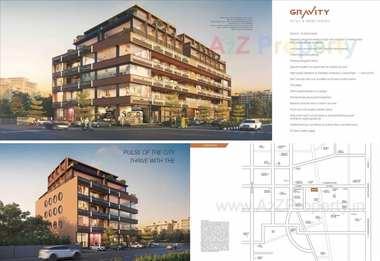  of real estate project Gravity Retail   Work Spaces located at Nikol, Ahmedabad, Gujarat