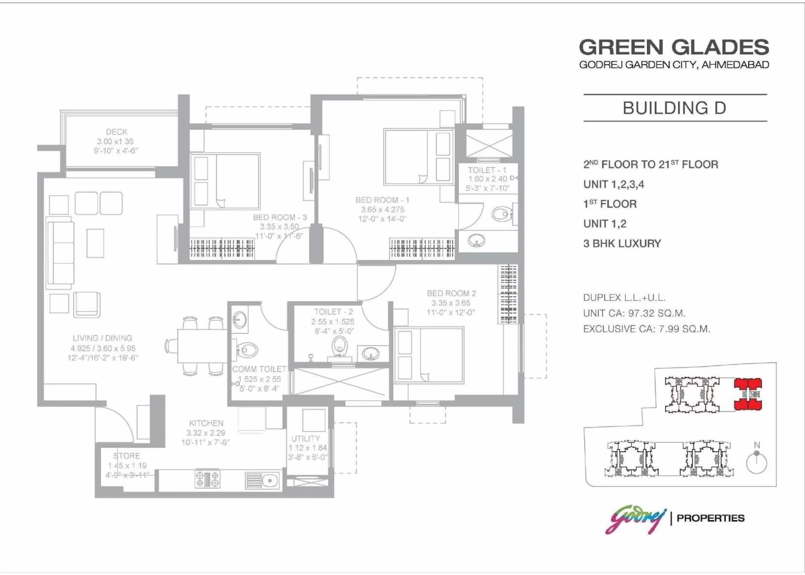 Layout of real estate project Green Glades located at Jagatpur, Ahmedabad, Gujarat