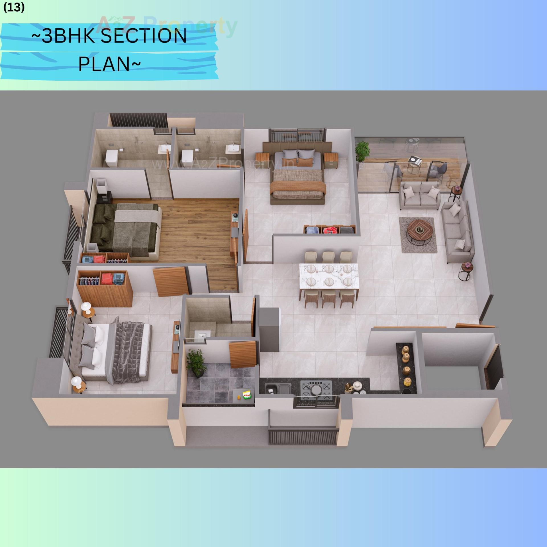 Layout of real estate project Green Lake View located at Nikol, Ahmedabad, Gujarat