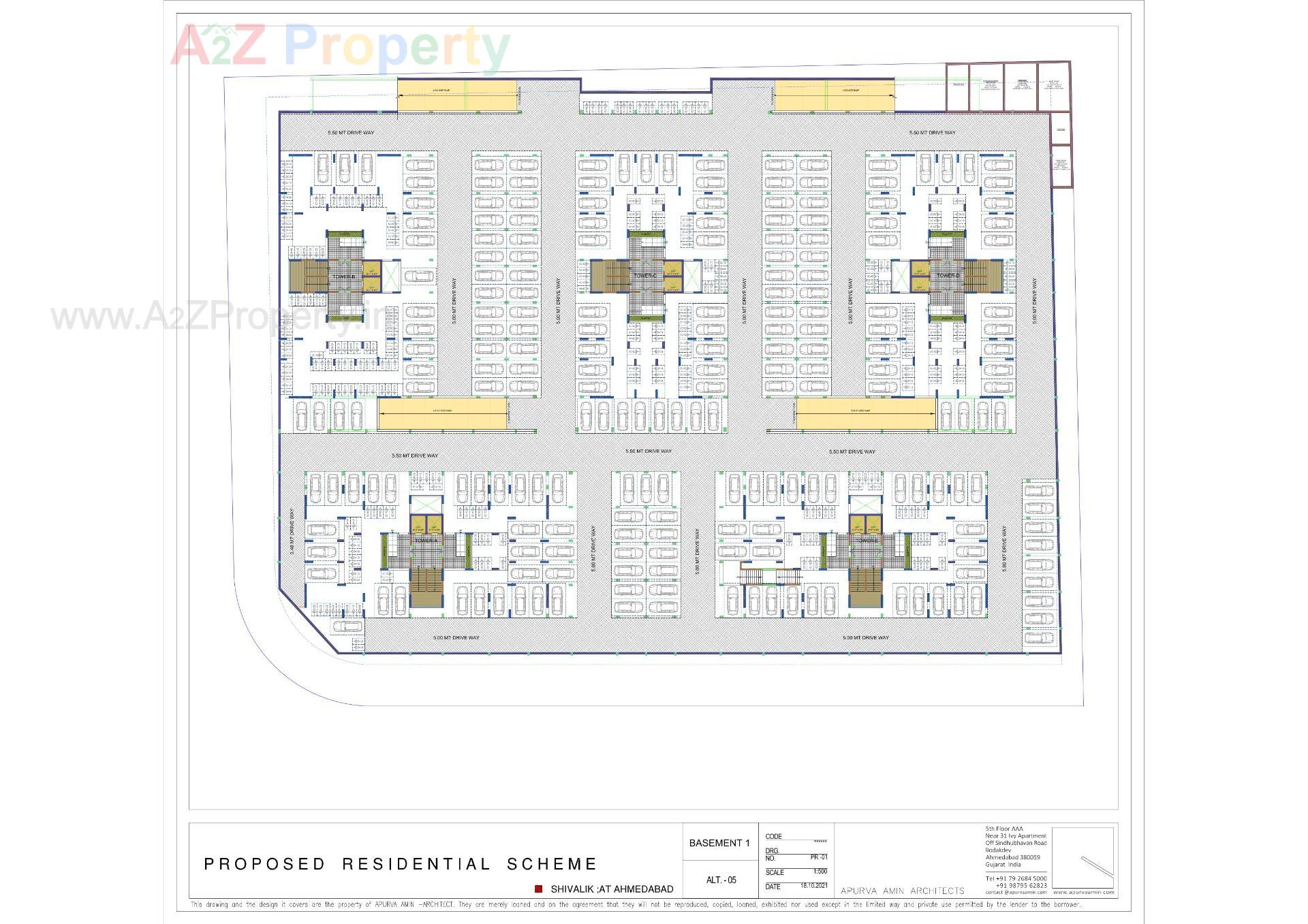 Layout of real estate project Green View located at Ahmedabad, Ahmedabad, Gujarat