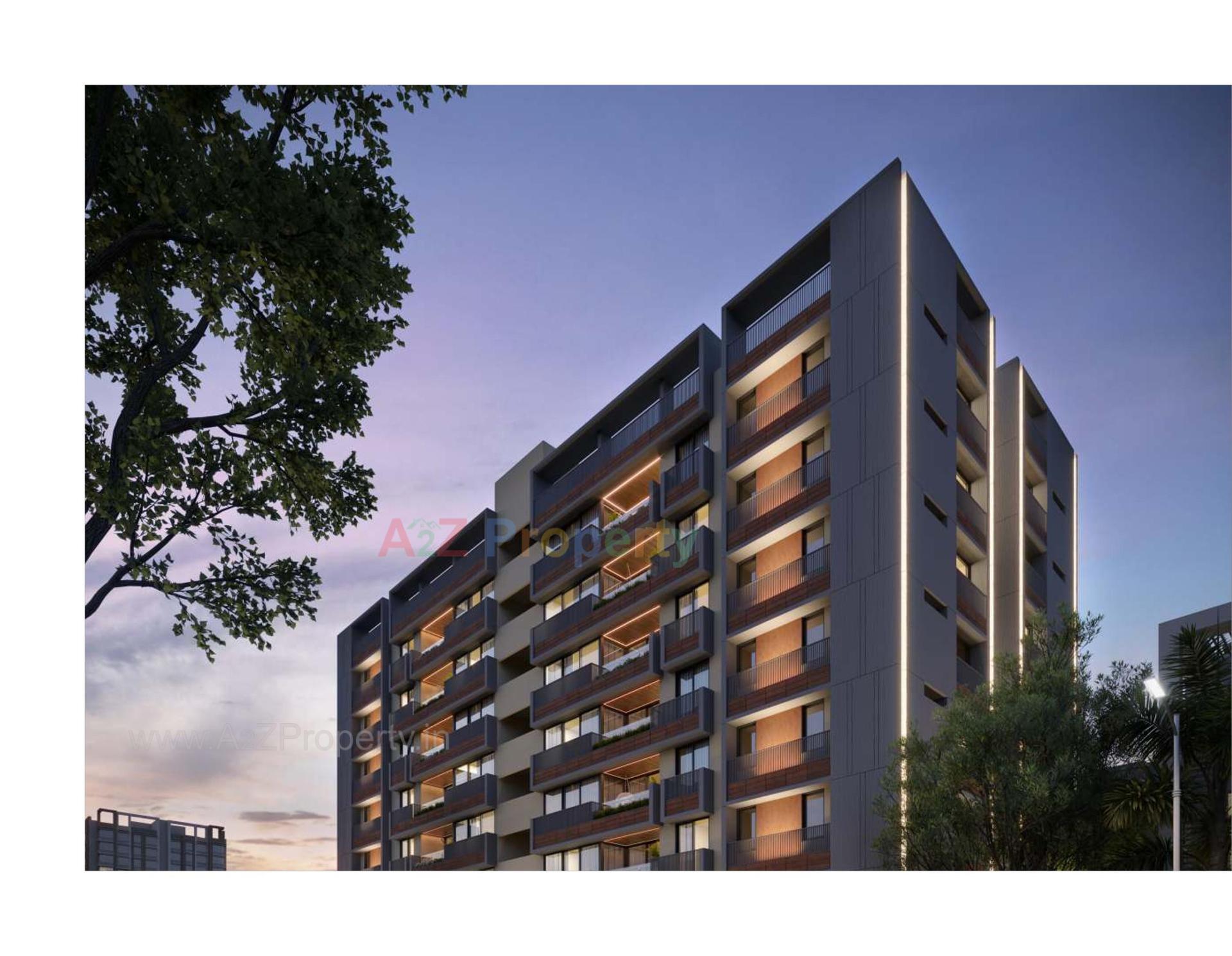 3D Elevation of real estate project Green Villa Bliss located at Ghatlodia, Ahmedabad, Gujarat