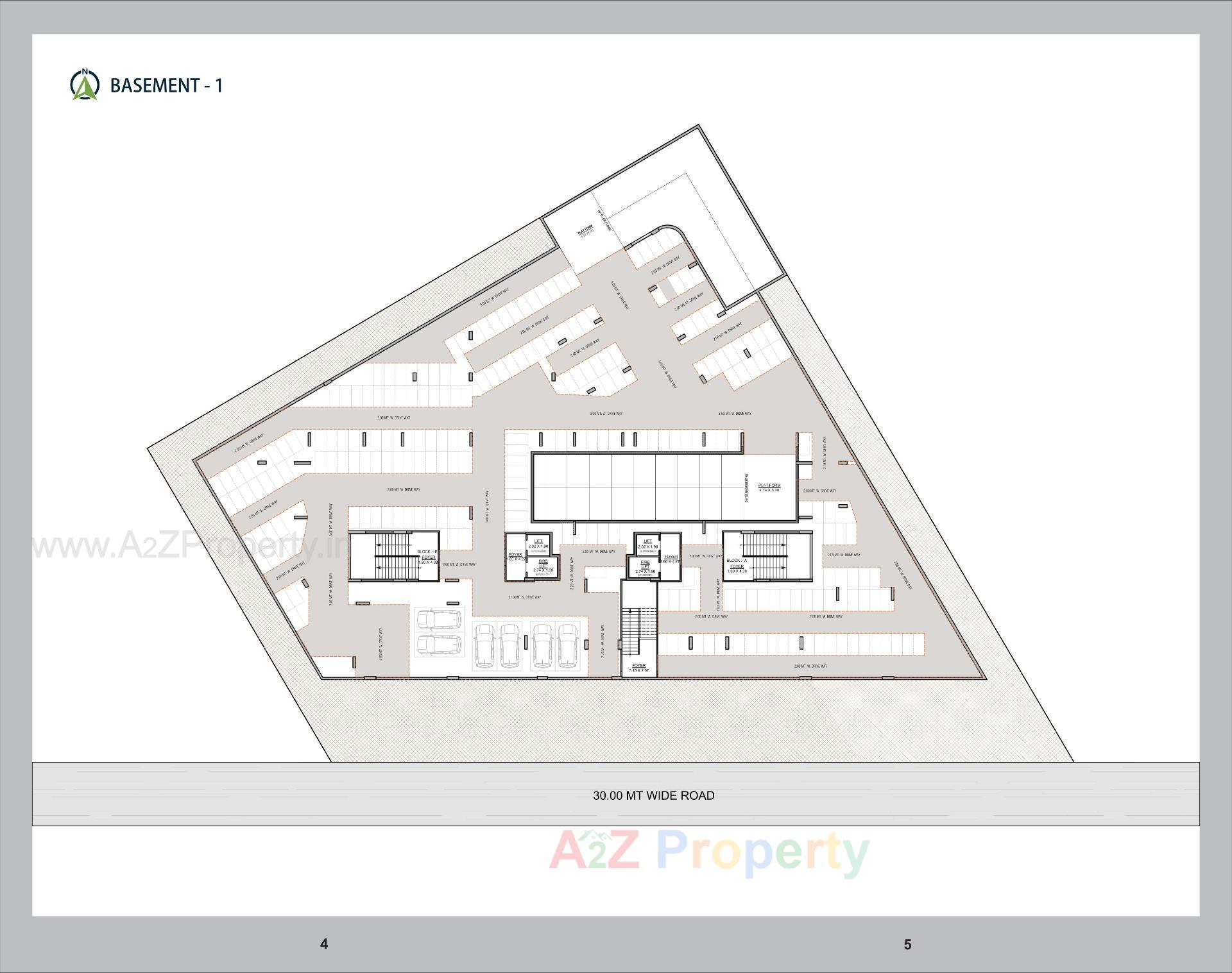 Layout of real estate project Green Ville located at Nikol, Ahmedabad, Gujarat