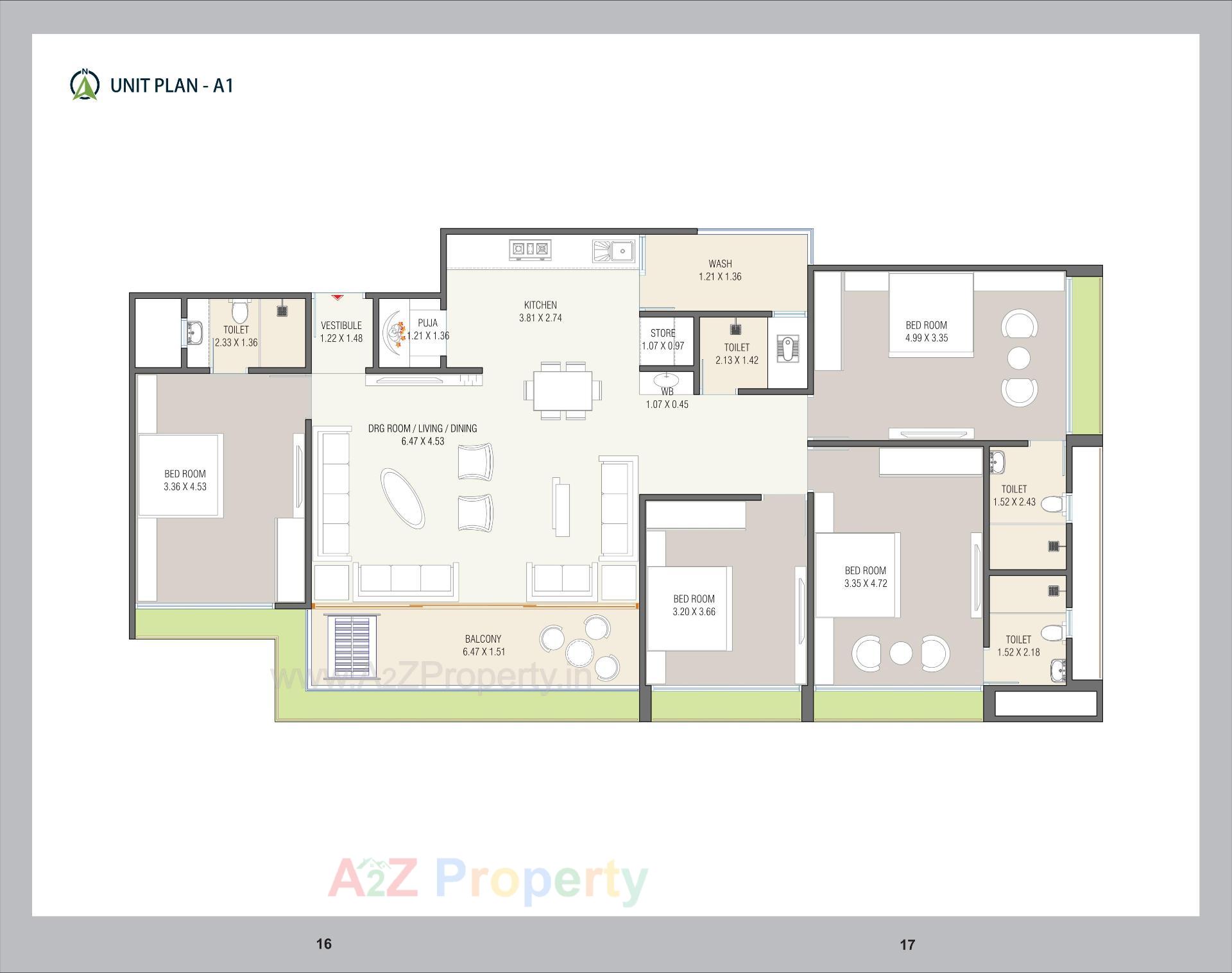 Layout of real estate project Green Ville located at Nikol, Ahmedabad, Gujarat