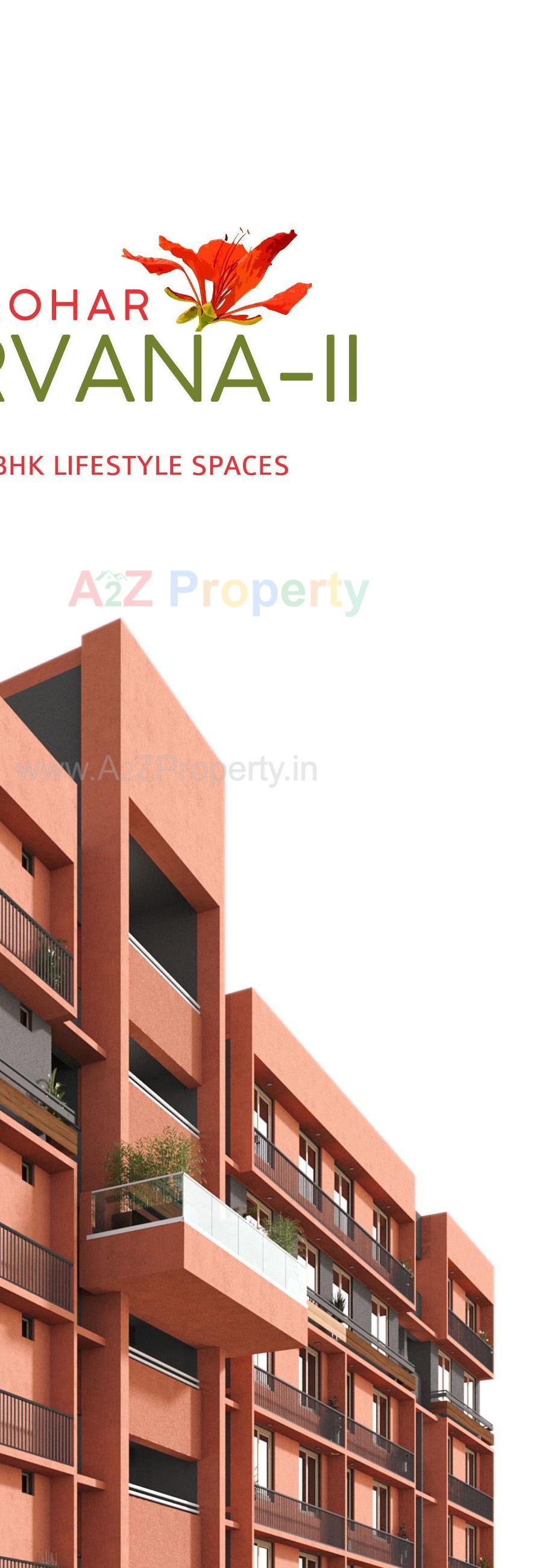 3D Elevation of real estate project Gulmohar Nirvana Ii located at Ghuma, Ahmedabad, Gujarat