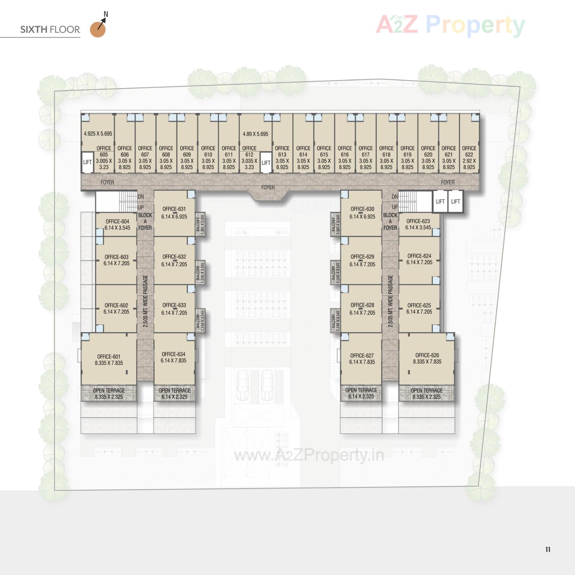 Layout of real estate project Gunjan Square located at Nikol, Ahmedabad, Gujarat