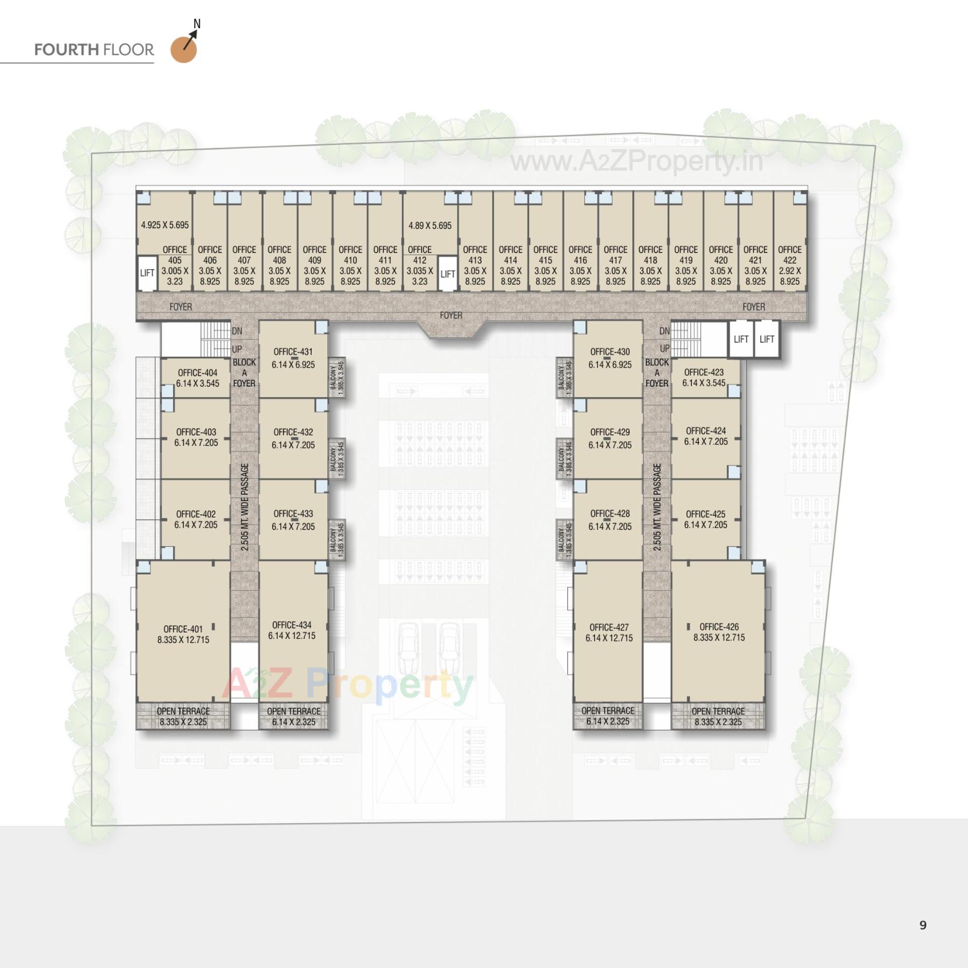 Layout of real estate project Gunjan Square located at Nikol, Ahmedabad, Gujarat