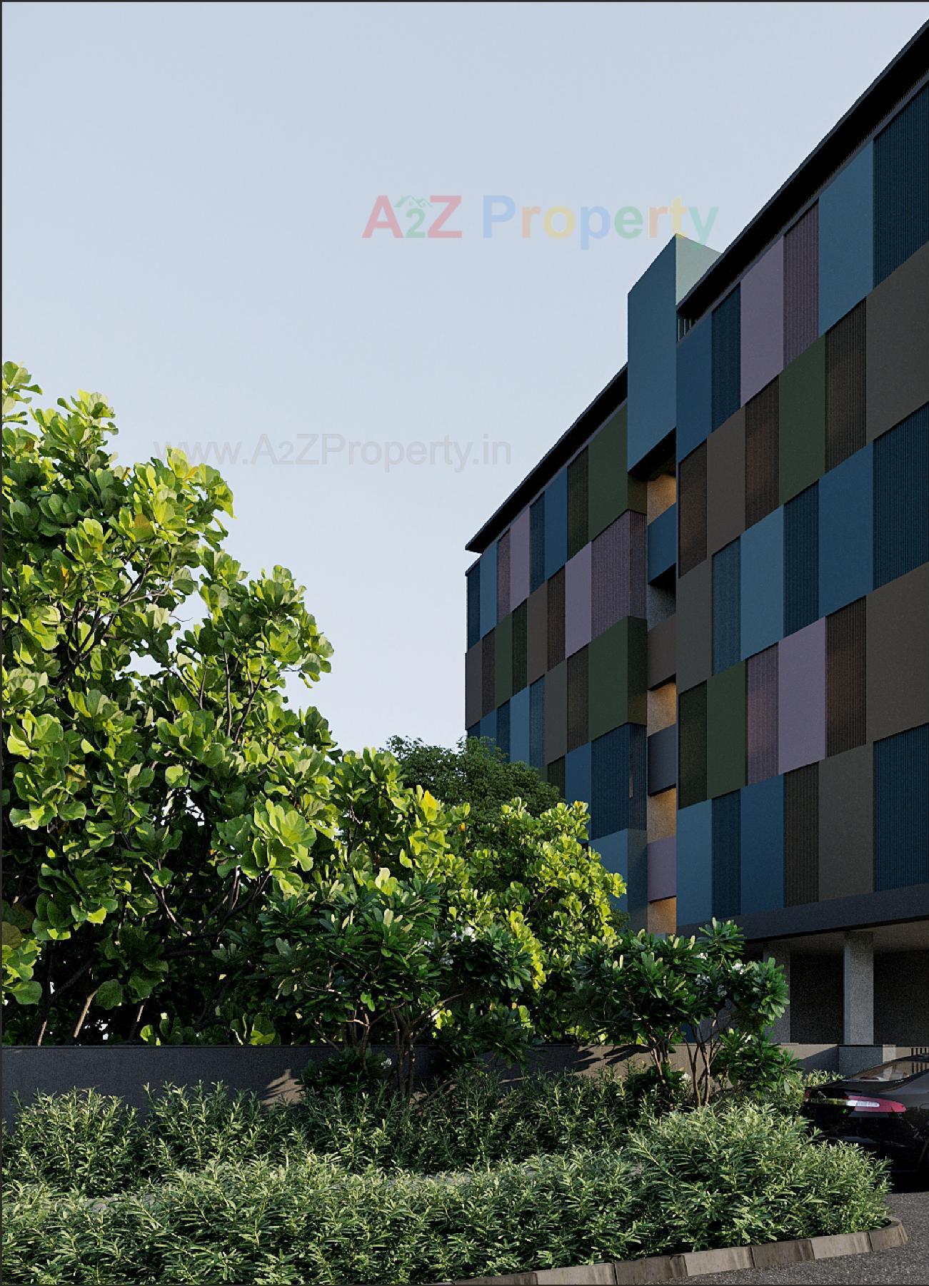 3D Elevation of real estate project H located at Ahmedabad, Ahmedabad, Gujarat