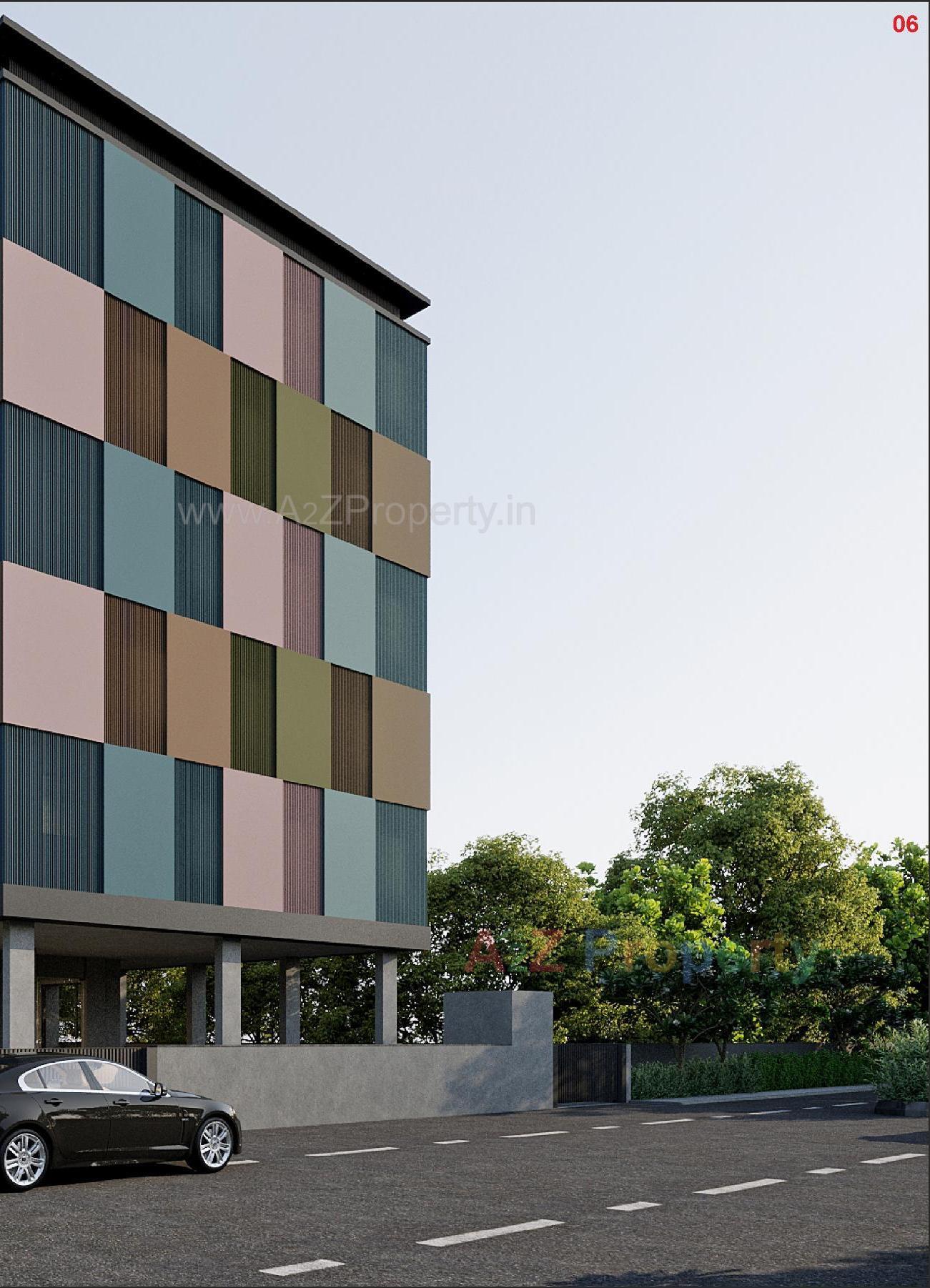 3D Elevation of real estate project H located at Ahmedabad, Ahmedabad, Gujarat