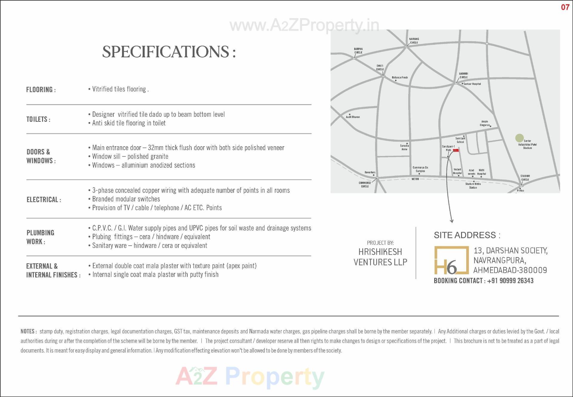  of real estate project H located at Ahmedabad, Ahmedabad, Gujarat