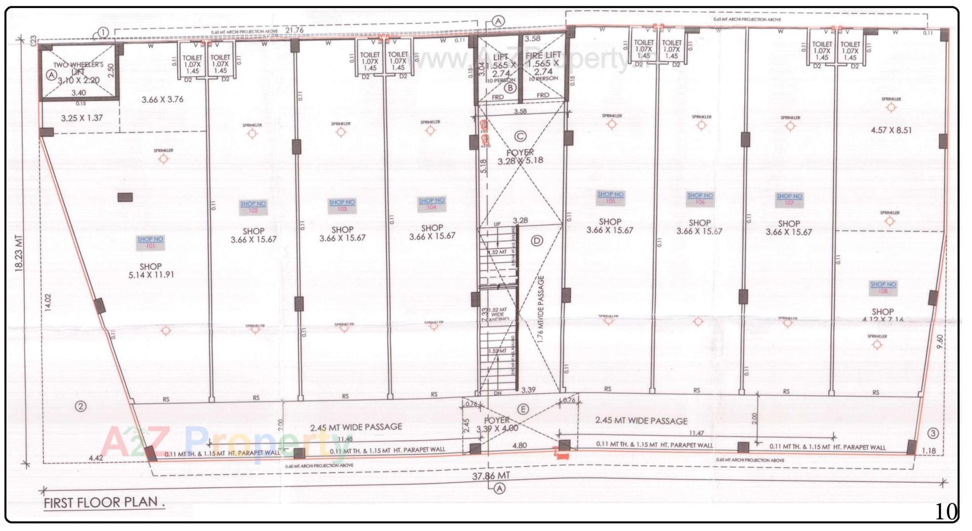  of real estate project Hamd Miracle located at Makarba, Ahmedabad, Gujarat