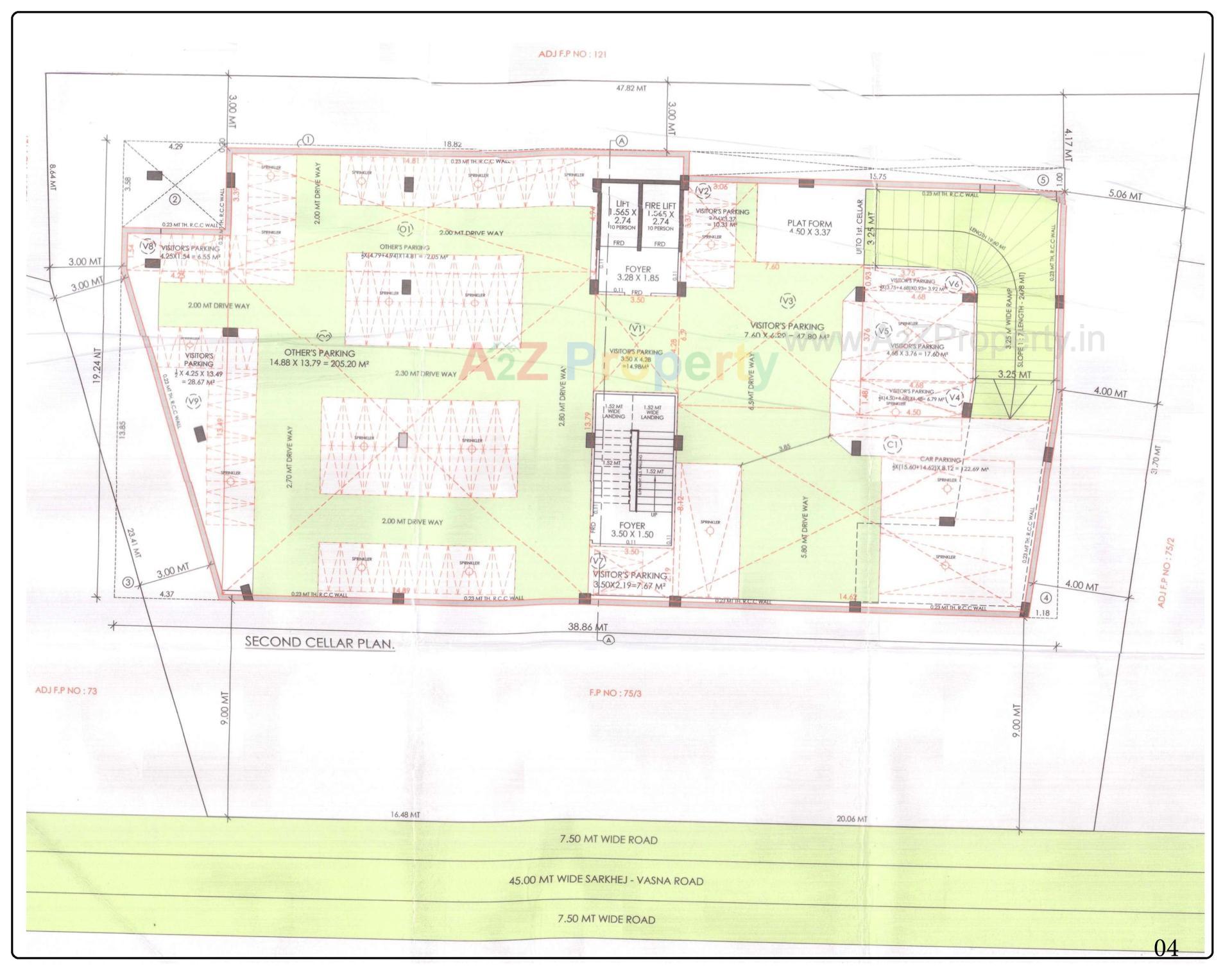  of real estate project Hamd Miracle located at Makarba, Ahmedabad, Gujarat