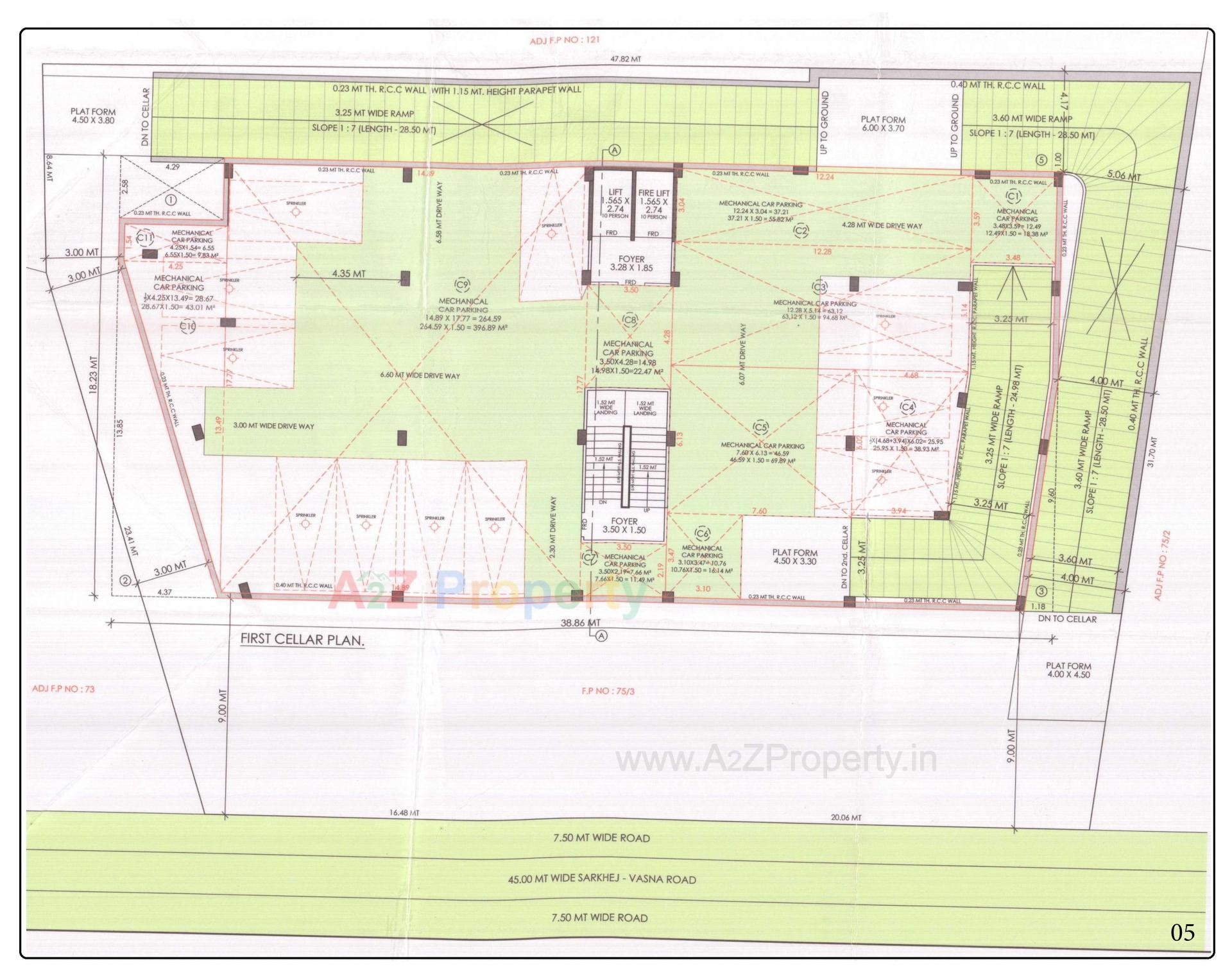  of real estate project Hamd Miracle located at Makarba, Ahmedabad, Gujarat