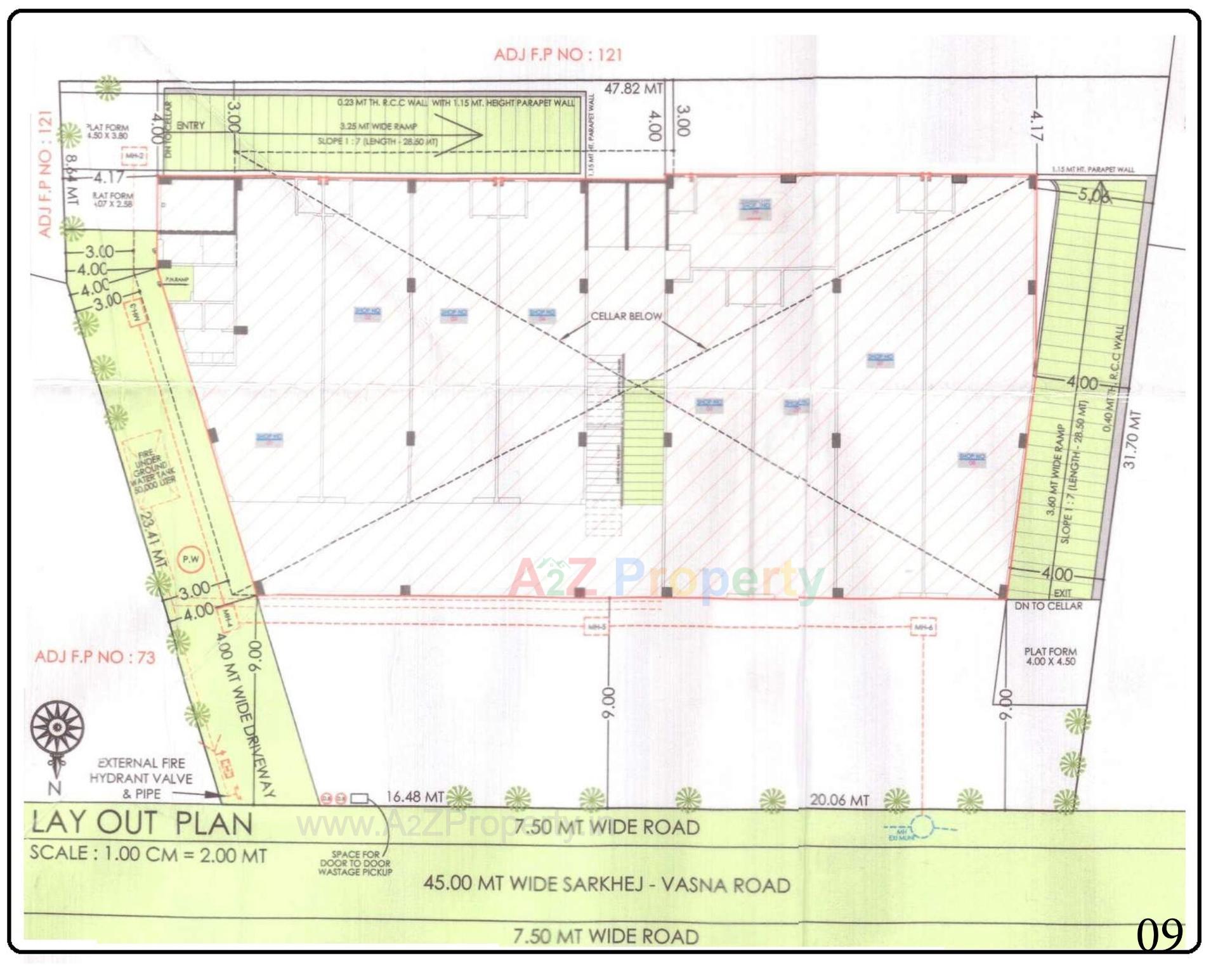  of real estate project Hamd Miracle located at Makarba, Ahmedabad, Gujarat