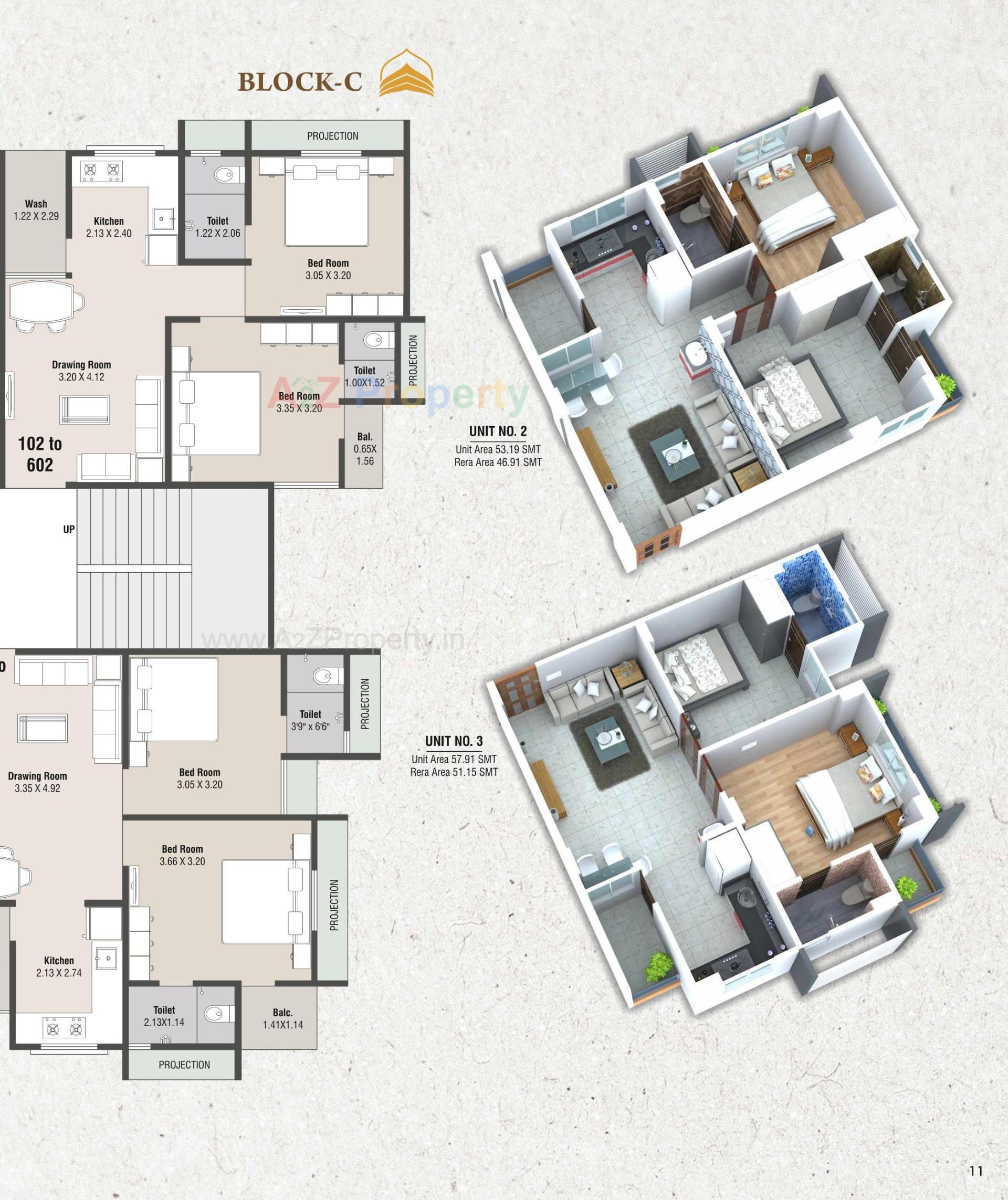 Layout of real estate project Hammash Residency Block located at Ahmedabad, Ahmedabad, Gujarat
