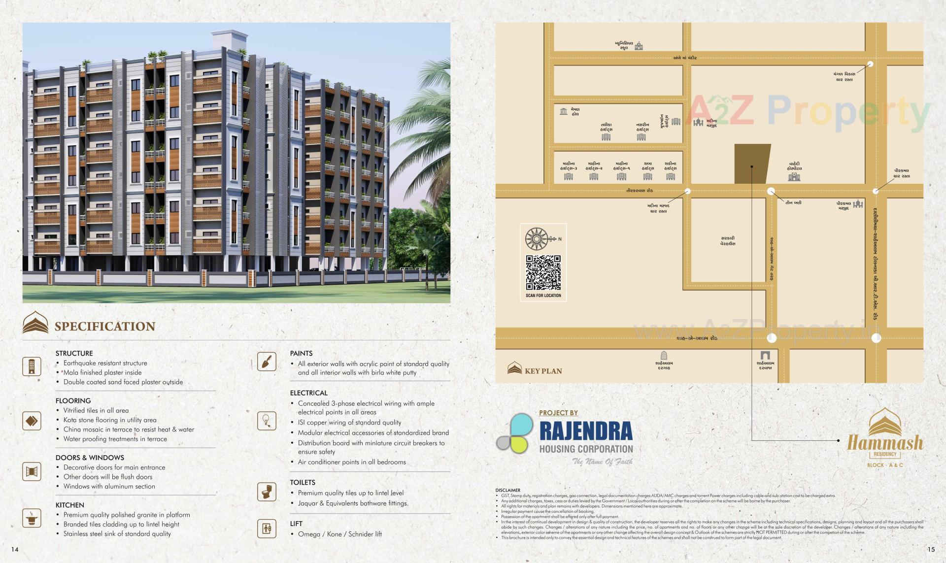  of real estate project Hammash Residency Block located at Ahmedabad, Ahmedabad, Gujarat
