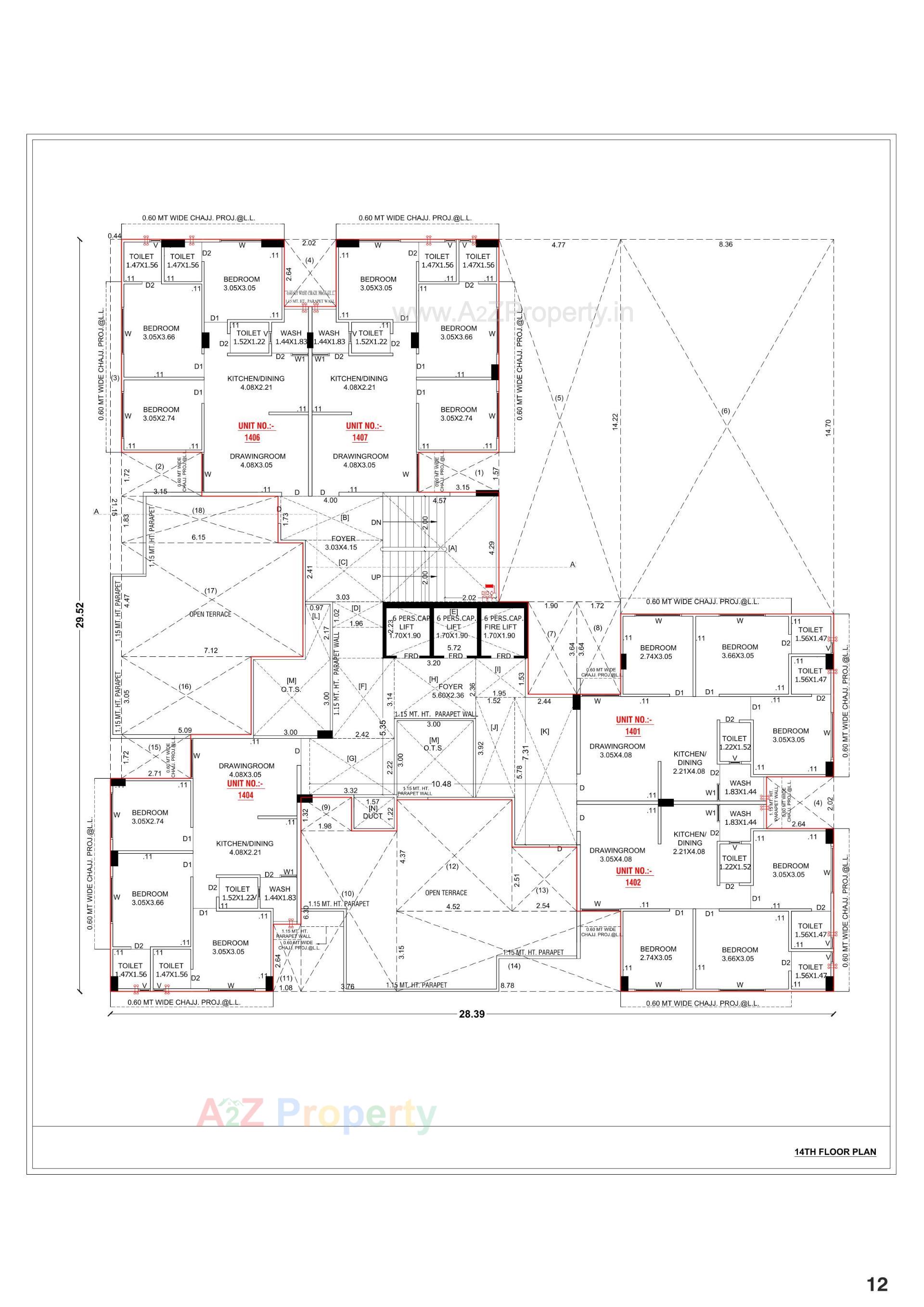Layout of real estate project Happy Aadesh located at Ghuma, Ahmedabad, Gujarat