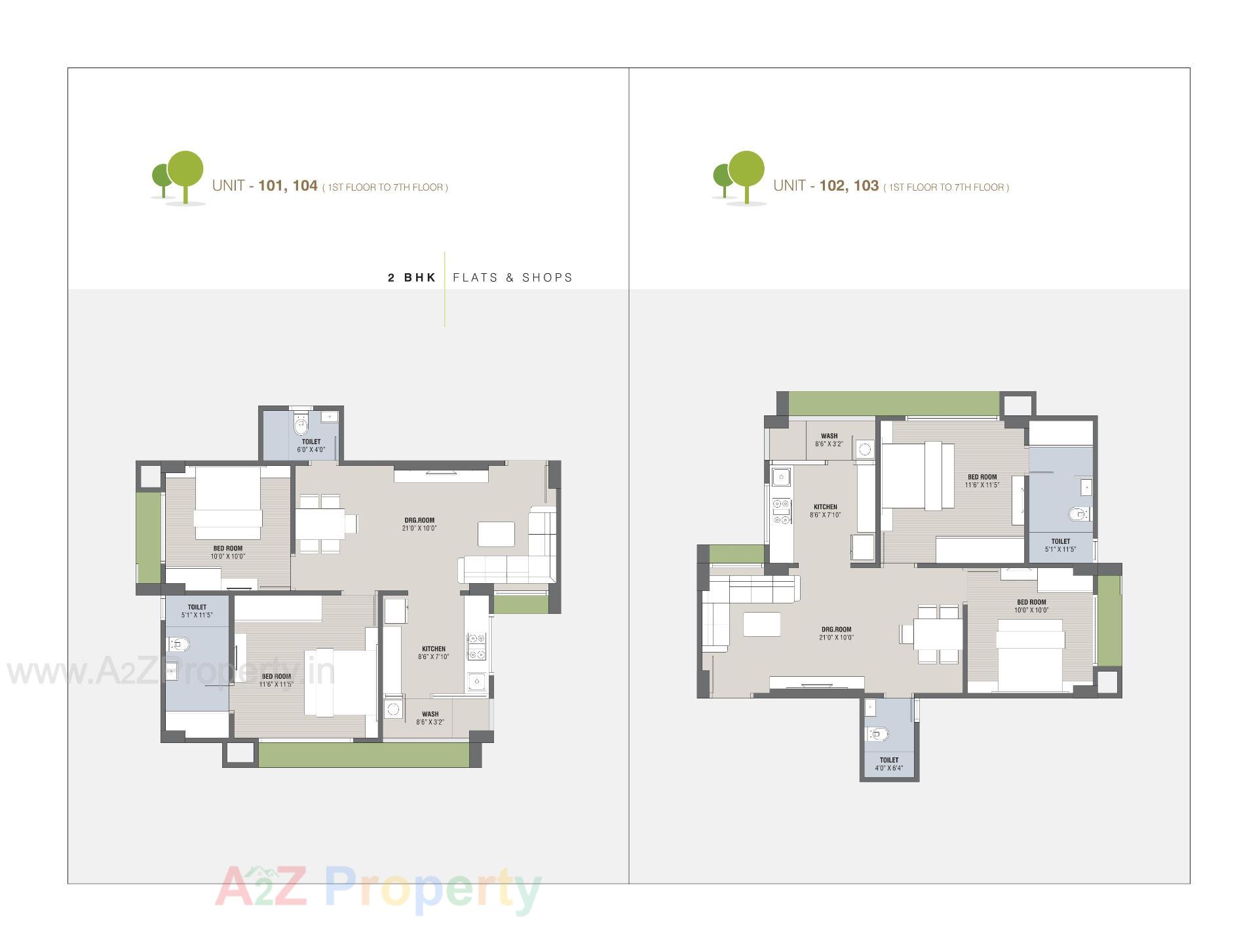 Layout of real estate project Happy Greens located at Ghuma, Ahmedabad, Gujarat