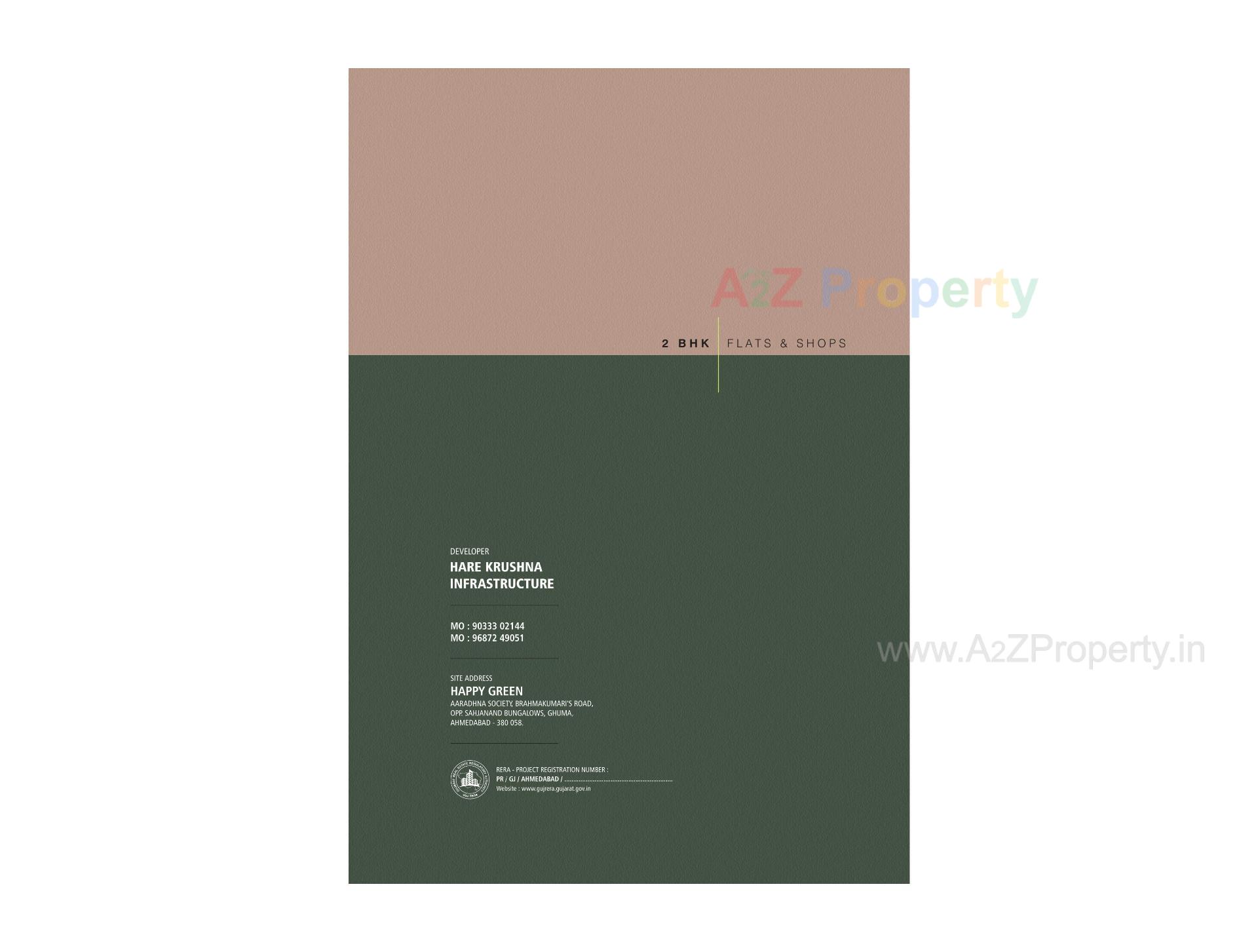  of real estate project Happy Greens located at Ghuma, Ahmedabad, Gujarat