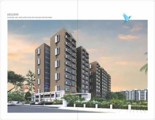 Elevation of real estate project Happy Heights located at Ghuma, Ahmedabad, Gujarat