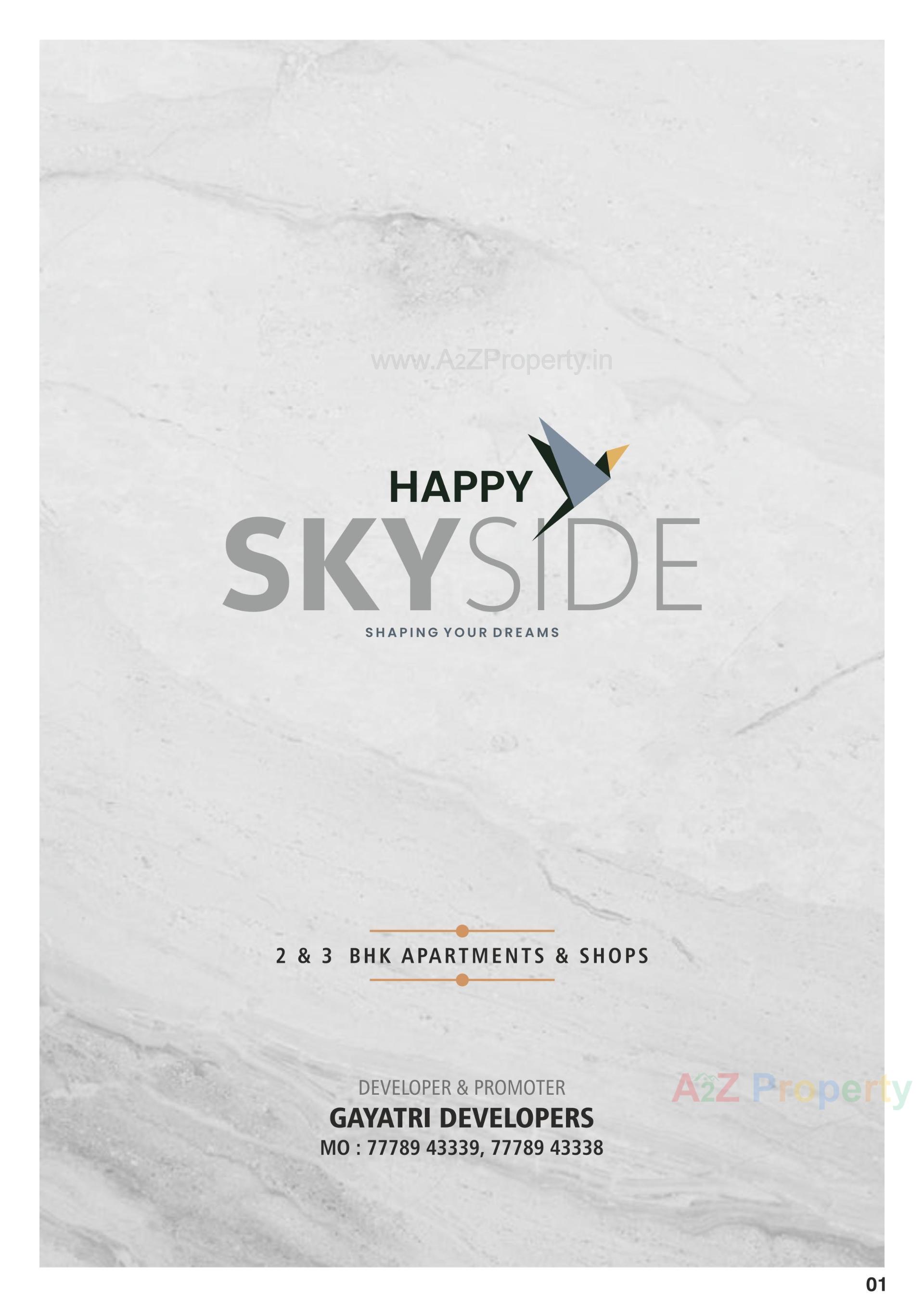  of real estate project Happy Skyside located at Ghuma, Ahmedabad, Gujarat