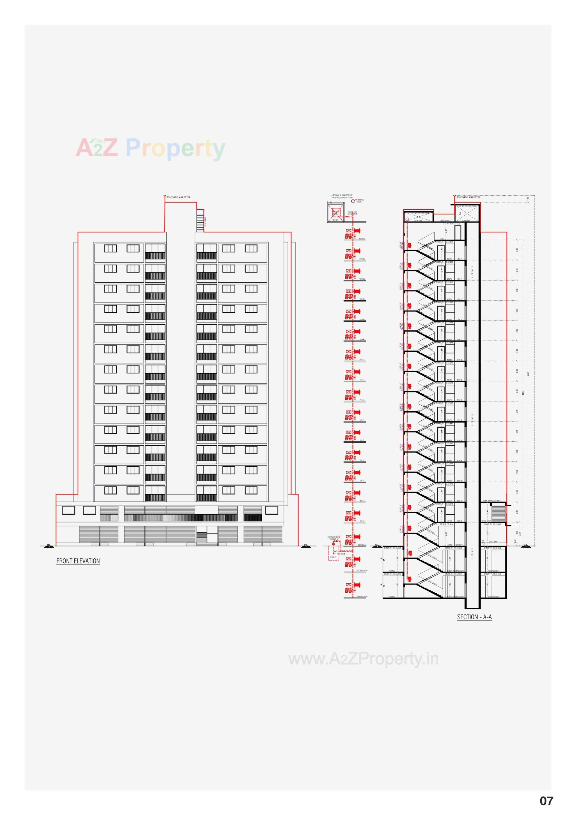  of real estate project Happy Skyside located at Ghuma, Ahmedabad, Gujarat