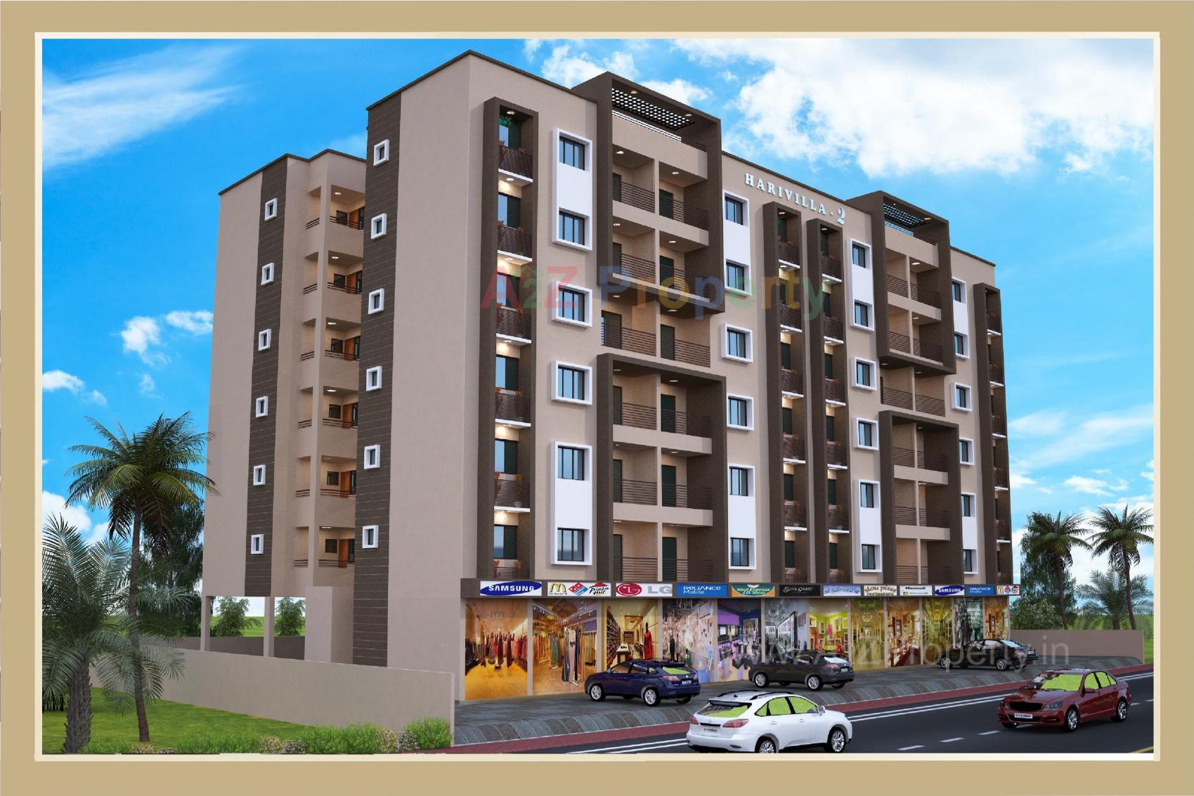 3D Elevation of real estate project Hari Villa located at Bareja, Ahmedabad, Gujarat