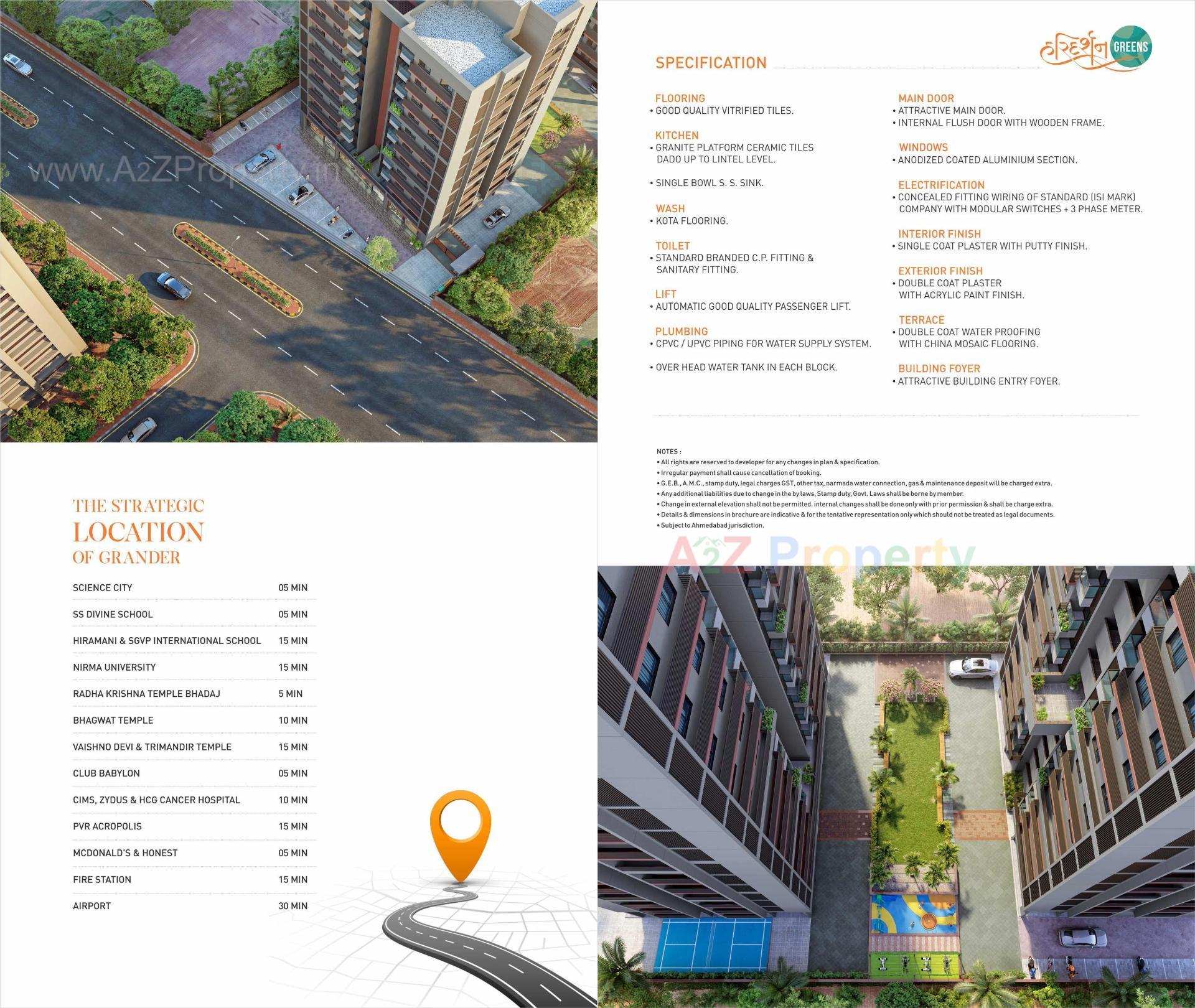  of real estate project Haridarshan Greens located at Bhadaj, Ahmedabad, Gujarat