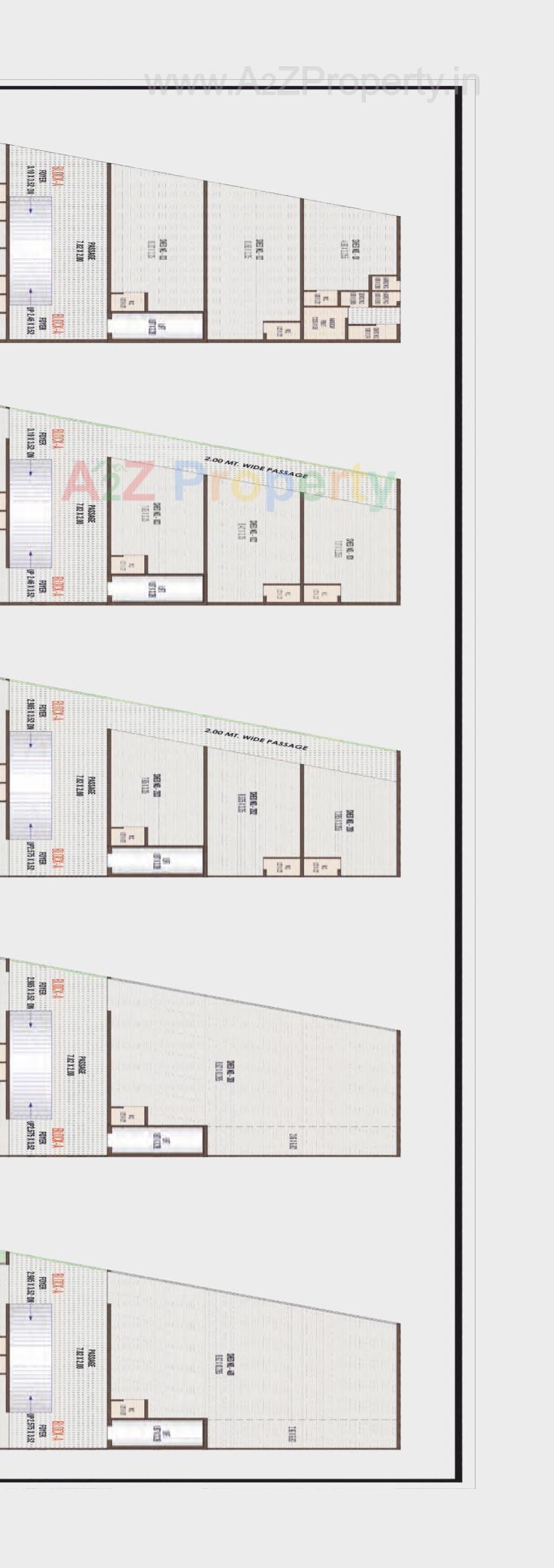 Layout of real estate project Harikrupa Industrial Park located at Kathwada, Ahmedabad, Gujarat