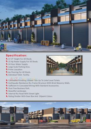 Elevation of real estate project Harikrupa Industrial Park located at Kathwada, Ahmedabad, Gujarat