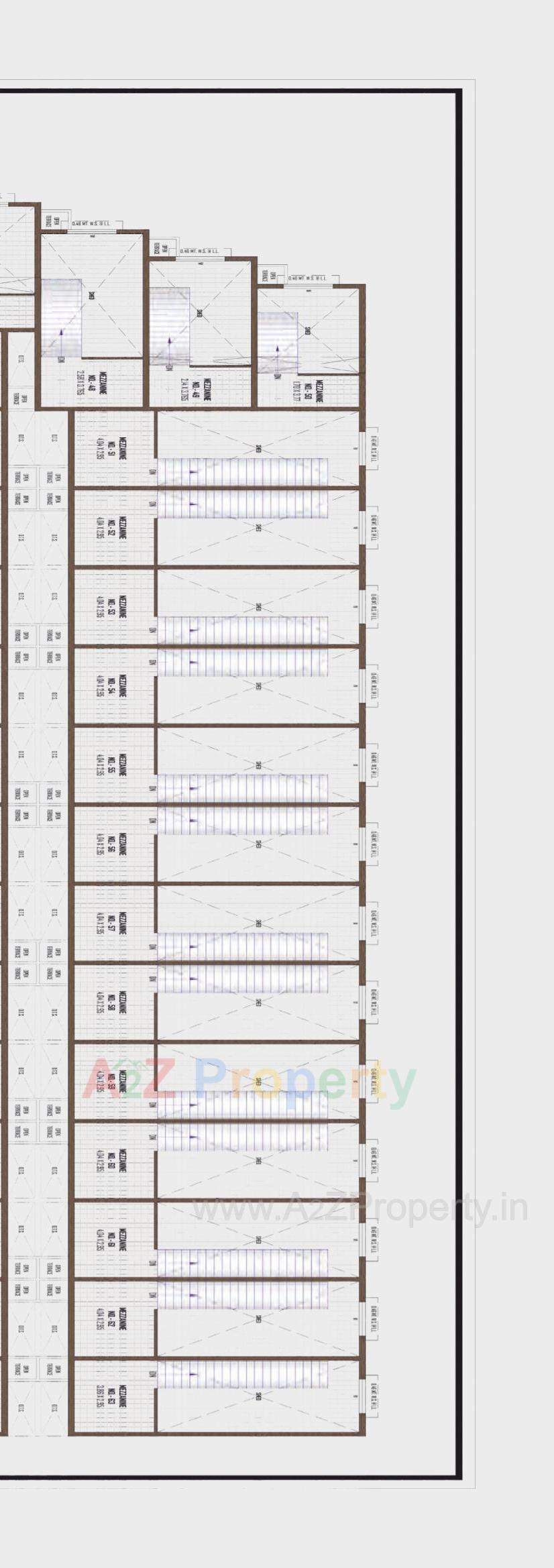Layout of real estate project Harikrupa Industrial Park located at Kathwada, Ahmedabad, Gujarat