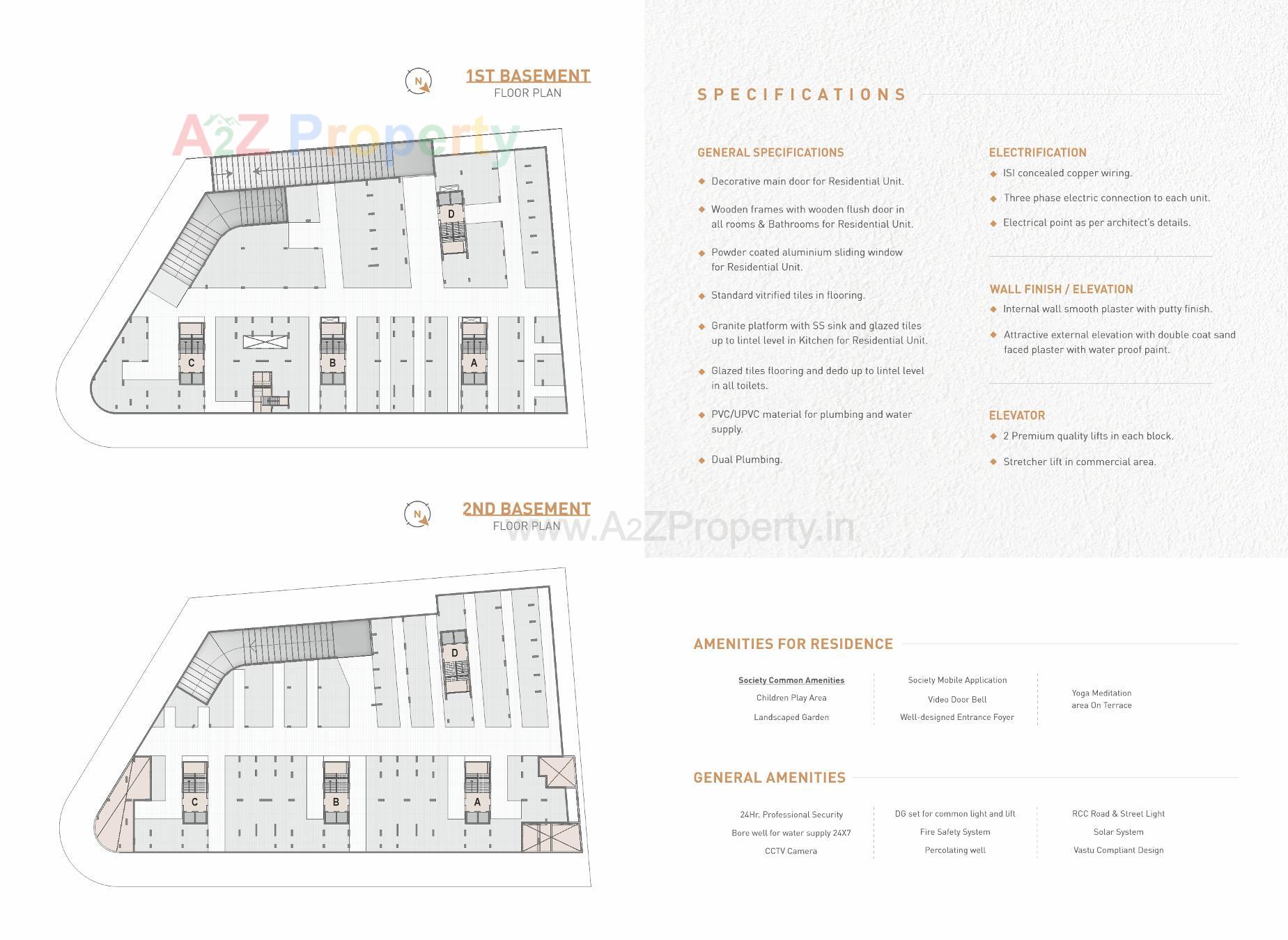  of real estate project Hariom Sapphire located at Ognaj, Ahmedabad, Gujarat