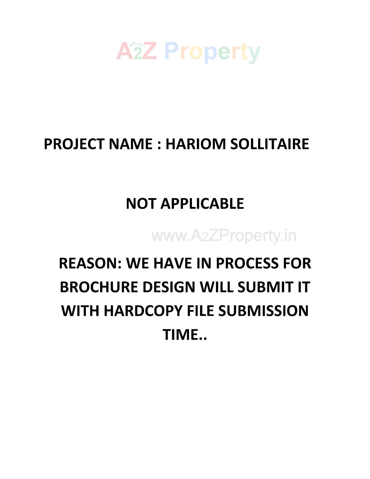  of real estate project Hariom Sollitaire located at Manipur, Ahmedabad, Gujarat