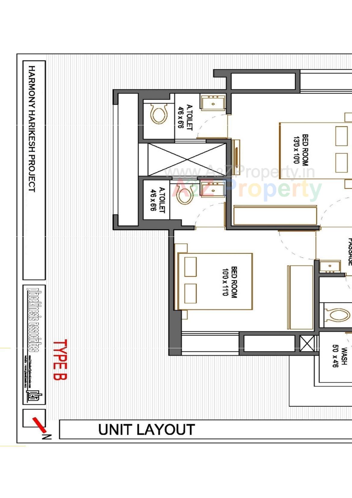 Layout of real estate project Harmony Harikesh located at Ahmedabad, Ahmedabad, Gujarat