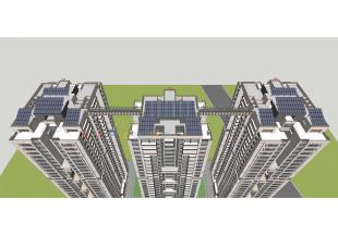 Elevation of real estate project Harmony Harikesh located at Sola, Ahmedabad, Gujarat