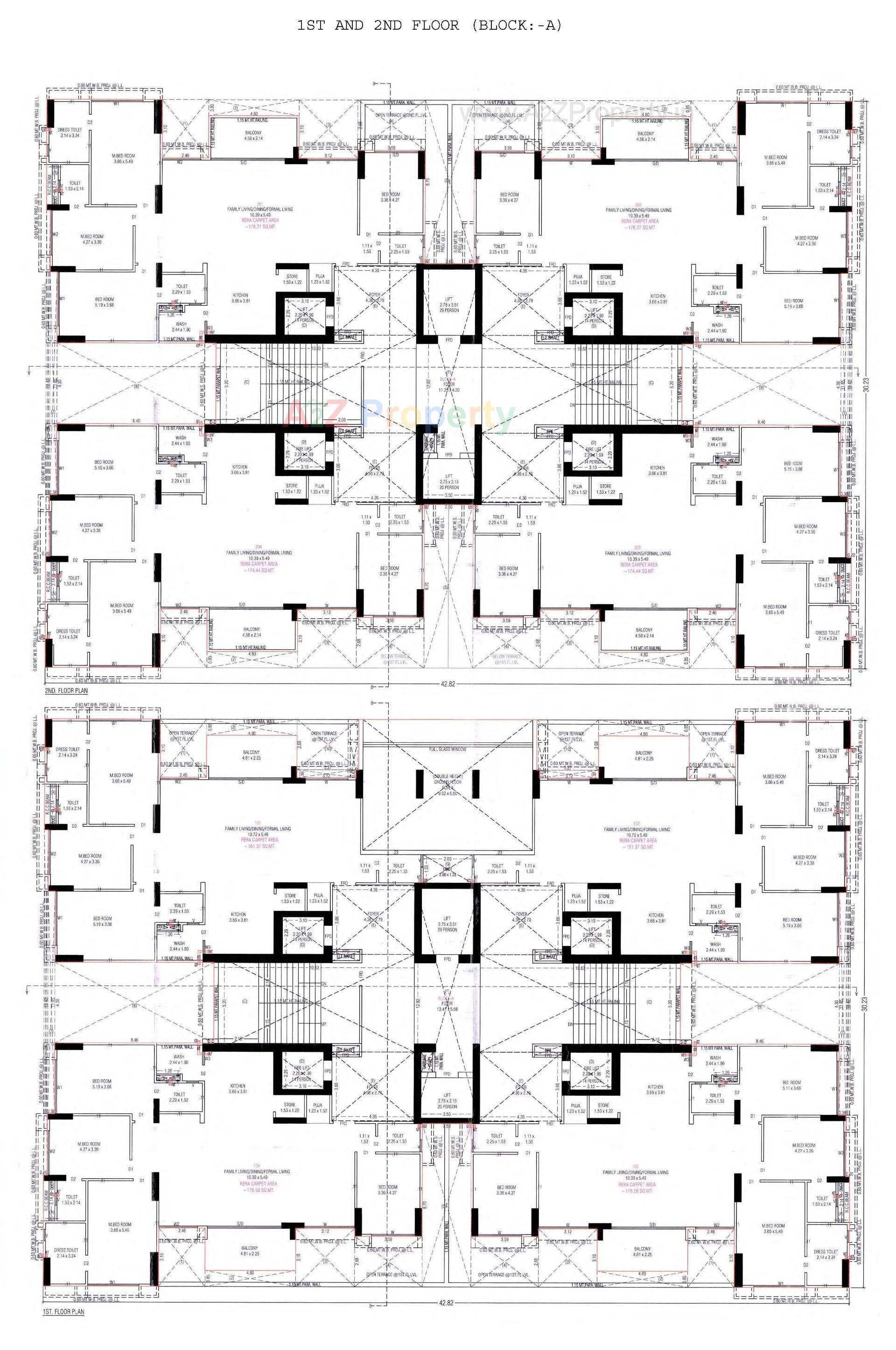 Layout of real estate project Harmony Harikesh located at Sola, Ahmedabad, Gujarat