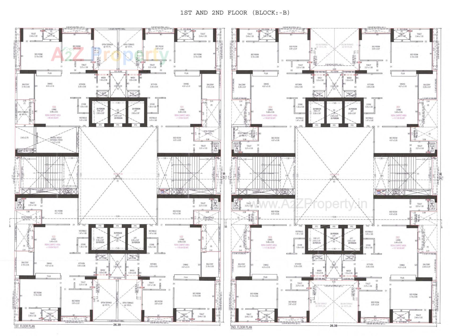 Layout of real estate project Harmony Harikesh located at Sola, Ahmedabad, Gujarat