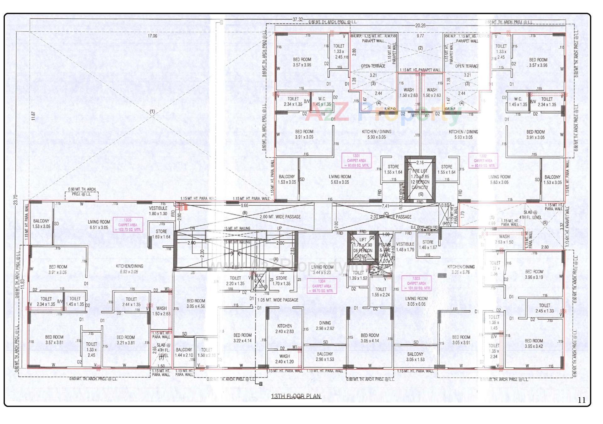 Layout of real estate project Harmony located at Vejalpur, Ahmedabad, Gujarat