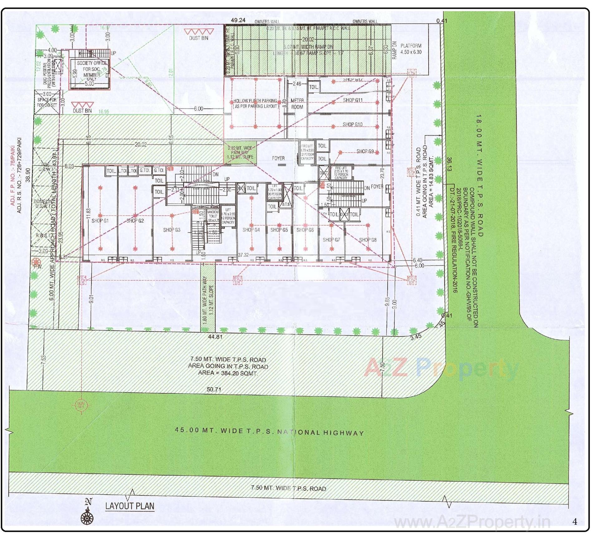 Layout of real estate project Harmony located at Vejalpur, Ahmedabad, Gujarat