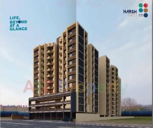 Elevation of real estate project Harsh Evoq located at Guma, Ahmedabad, Gujarat