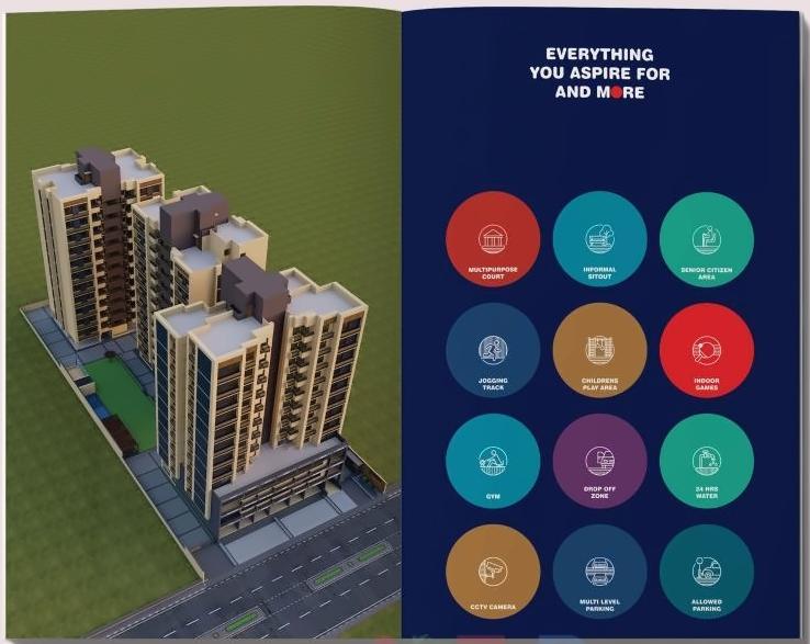  of real estate project Harsh Evoq located at Guma, Ahmedabad, Gujarat