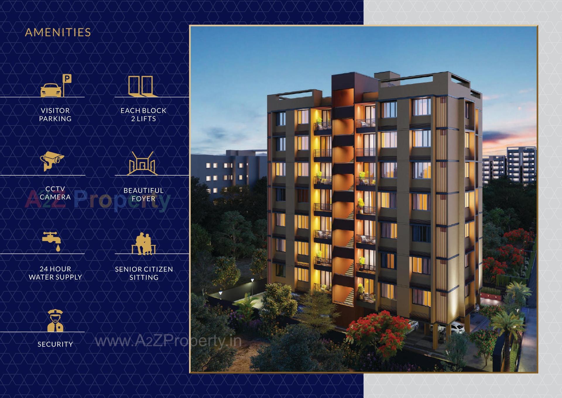 3D Elevation of real estate project Harsh Prime located at Ahmedabad, Ahmedabad, Gujarat
