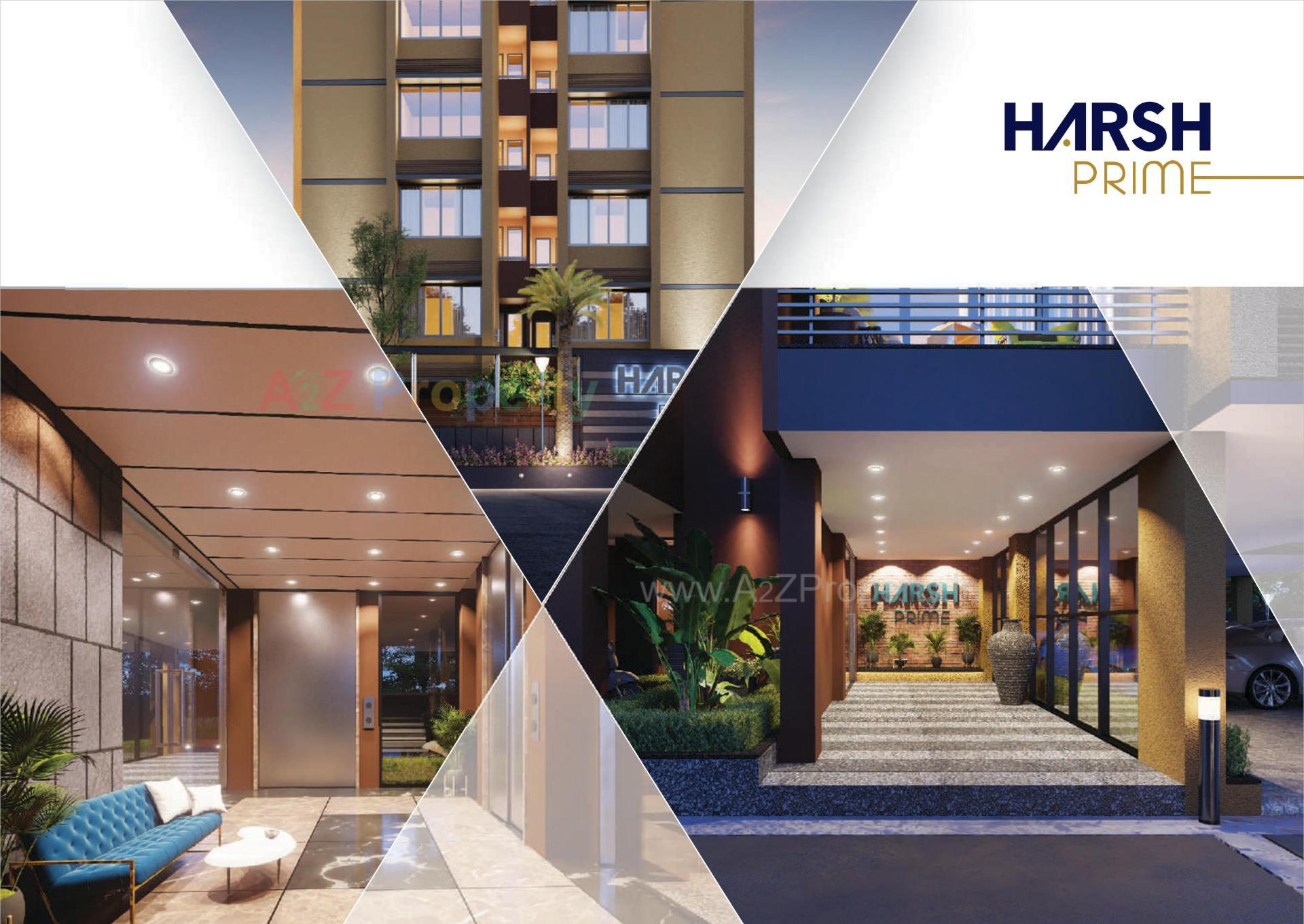 3D Elevation of real estate project Harsh Prime located at Ahmedabad, Ahmedabad, Gujarat