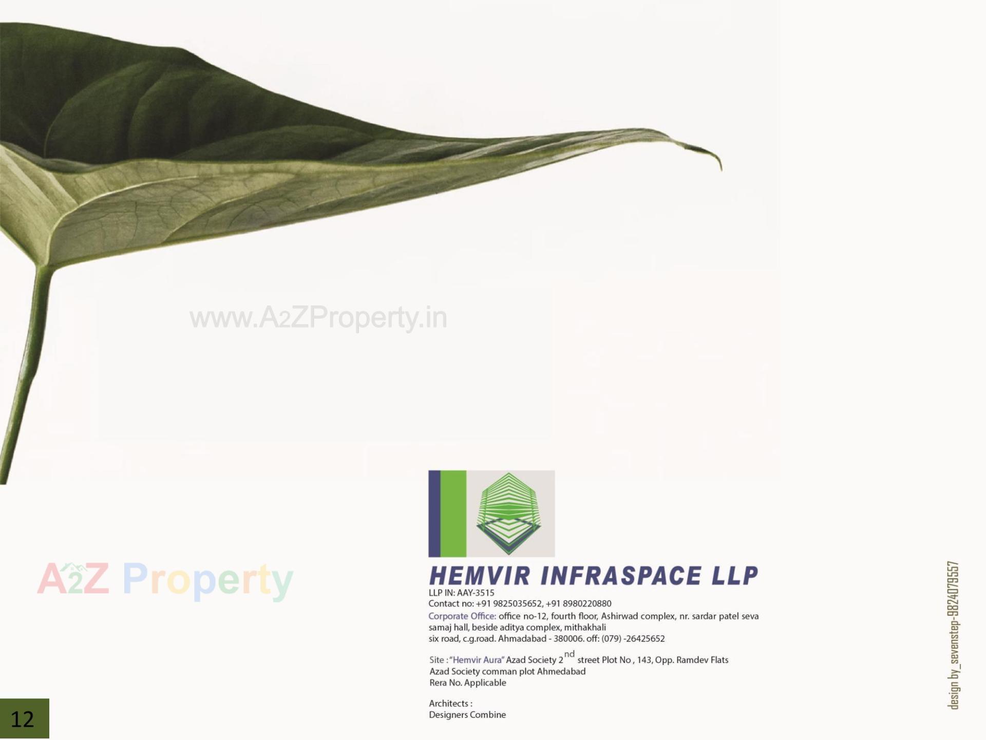  of real estate project Hemvir Aura located at Vastrapur, Ahmedabad, Gujarat