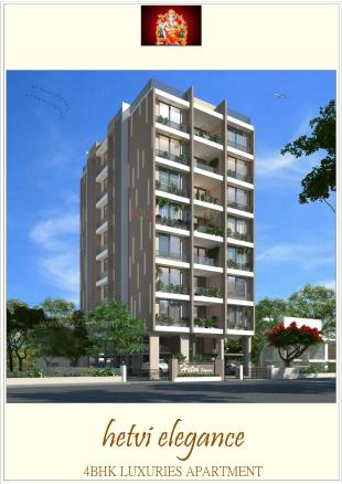 Elevation of real estate project Hetvi Elegance located at Ahmedabad, Ahmedabad, Gujarat