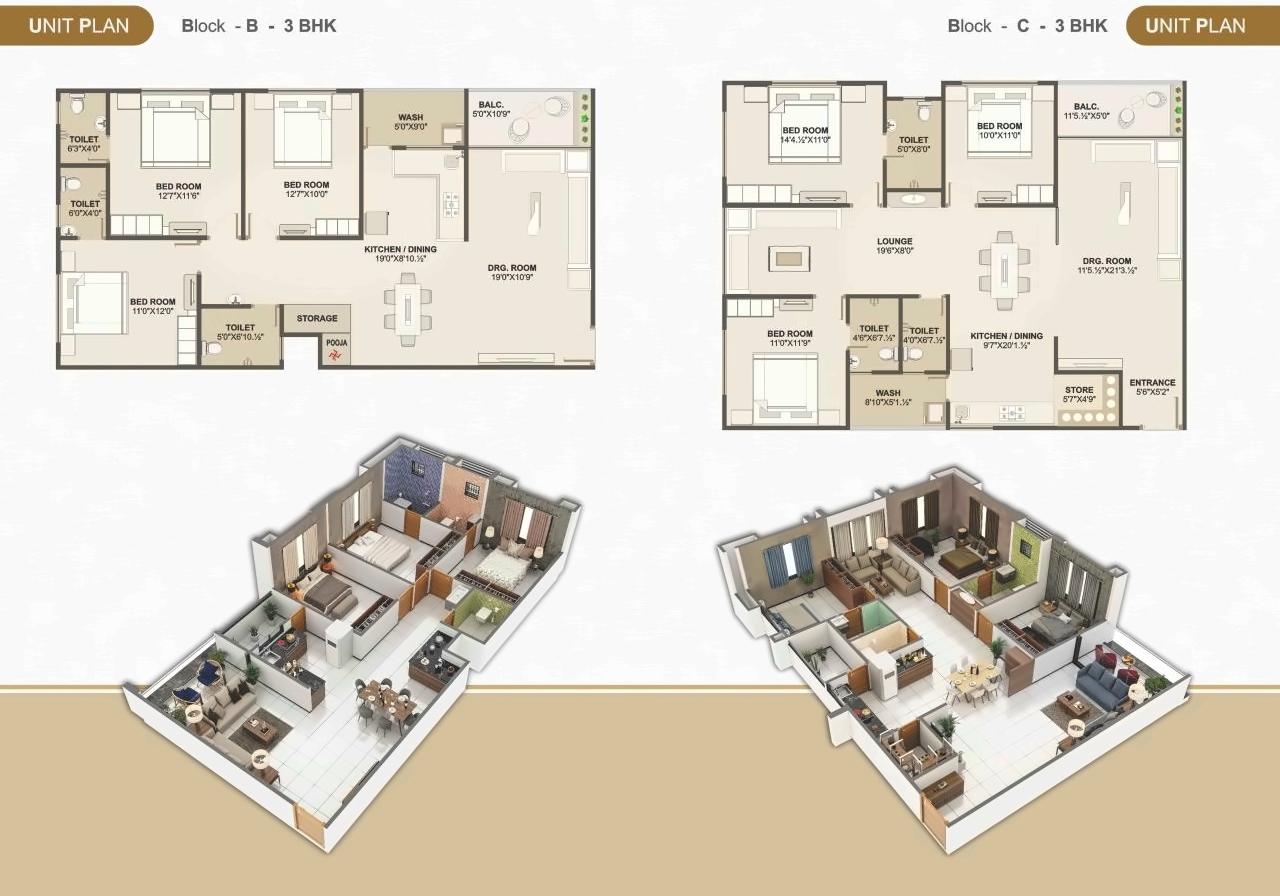 Layout of real estate project Highland Residency located at Chiloda, Ahmedabad, Gujarat