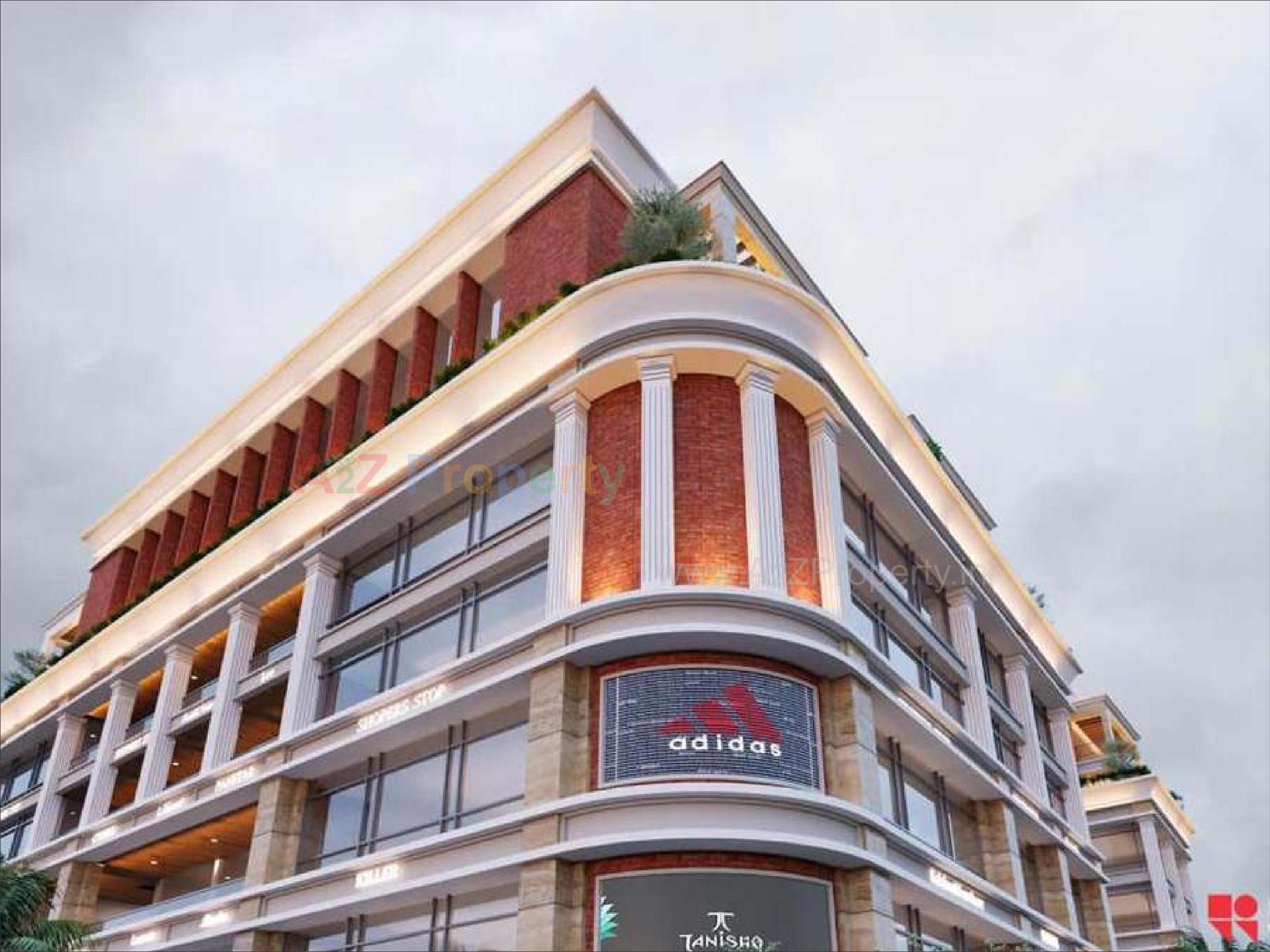 3D Elevation of real estate project Hill Town Plaza located at Ahmedabad, Ahmedabad, Gujarat