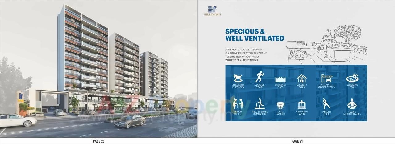  of real estate project Hill Town located at Ahmedabad, Ahmedabad, Gujarat