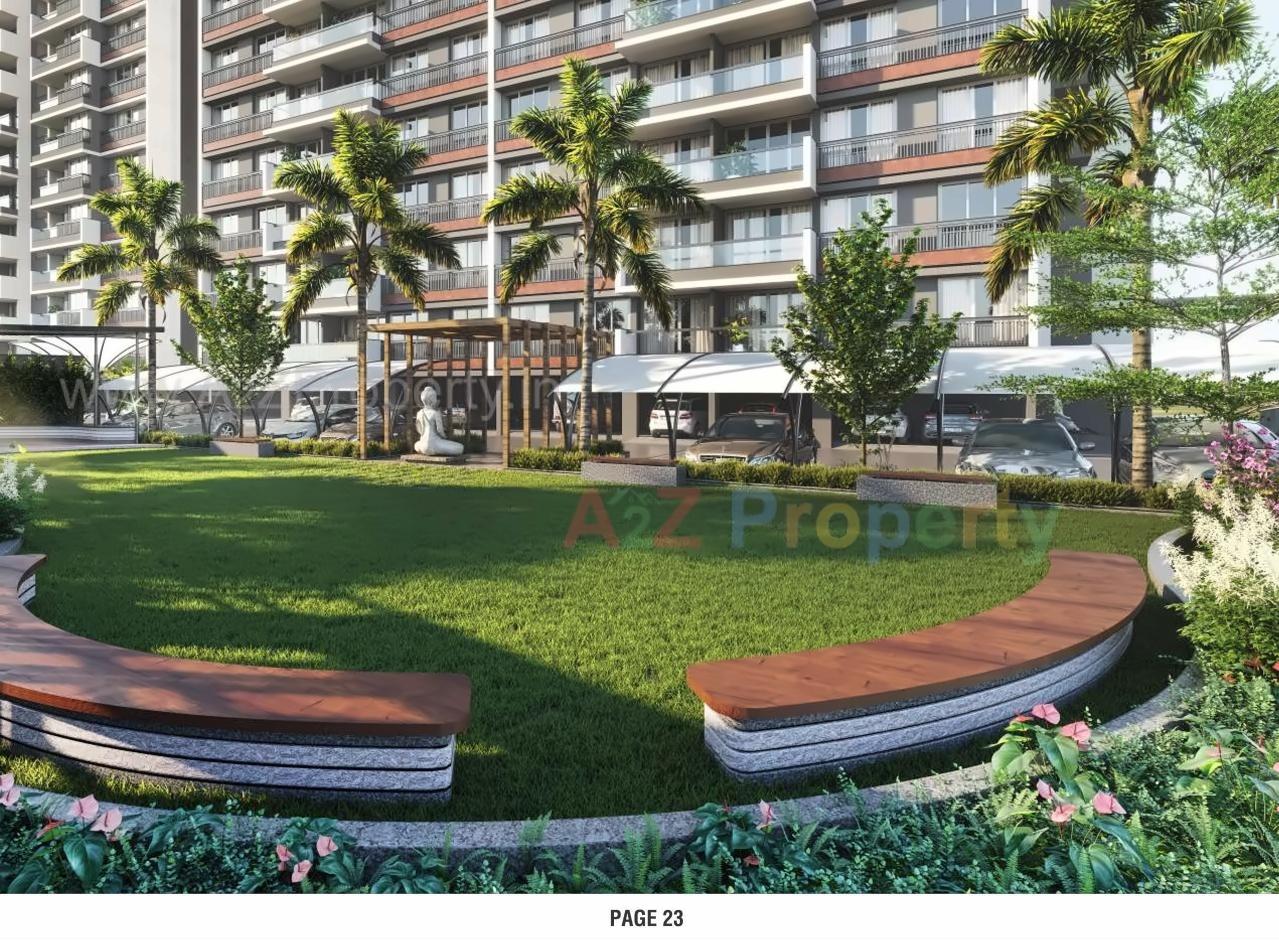 3D Elevation of real estate project Hill Town located at Ahmedabad, Ahmedabad, Gujarat