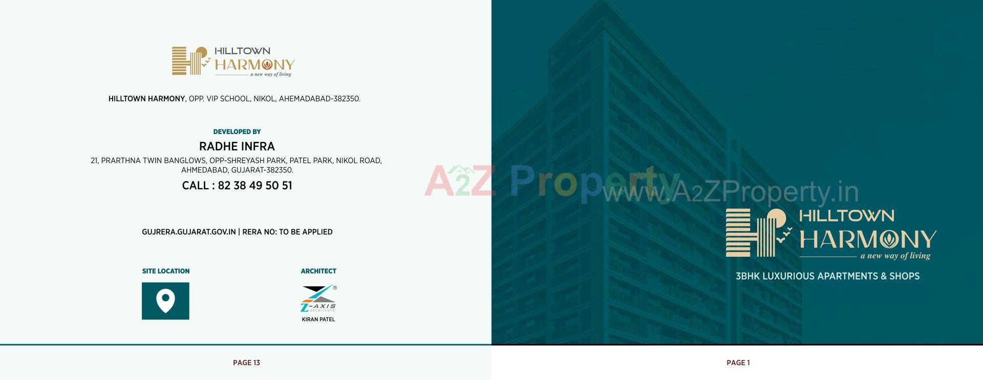  of real estate project Hilltown Harmony located at Nikol, Ahmedabad, Gujarat